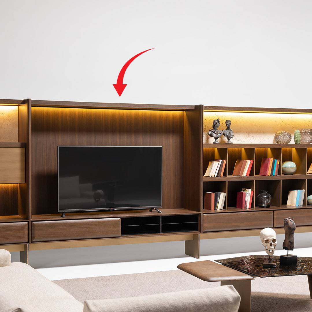 Era Wall Unit Tv Block Era-Walltv - TV Units - ebarza Furniture UAE | Shop Modern Furniture in Abu Dhabi & Dubai - مفروشات ايبازرا في الامارات | تسوق اثاث عصري وديكورات مميزة في دبي وابوظبي