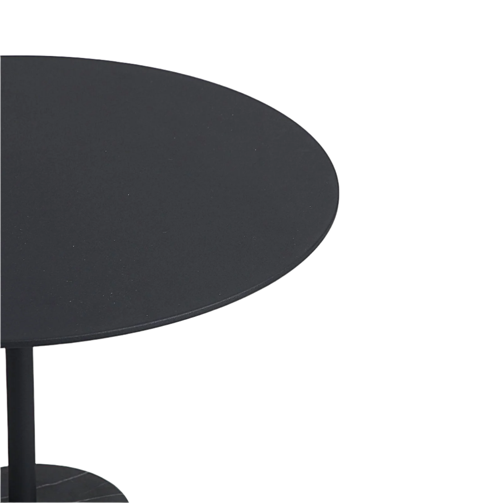 Pre-order 65 Days Delivery Espoo Marble Side Table Ct8684-44-Bk - Side Tables - ebarza Furniture UAE | Shop Modern Furniture in Abu Dhabi & Dubai - مفروشات ايبازرا في الامارات | تسوق اثاث عصري وديكورات مميزة في دبي وابوظبي