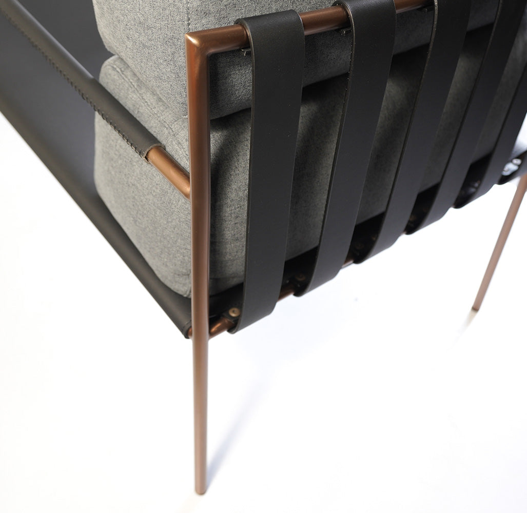 Eugene Lounge Chair MLL-A95-Black dark Gray - Lounge Chairs - ebarza Furniture UAE | Shop Modern Furniture in Abu Dhabi & Dubai - مفروشات ايبازرا في الامارات | تسوق اثاث عصري وديكورات مميزة في دبي وابوظبي