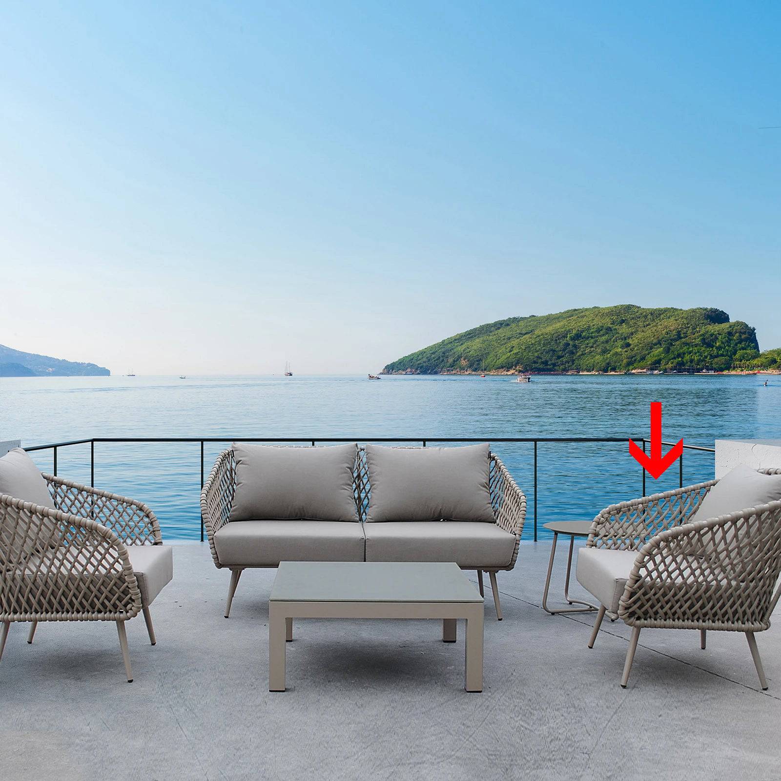 Evolve Outdoor Armchair 28510301 - Outdoor Chairs - ebarza Furniture UAE | Shop Modern Furniture in Abu Dhabi & Dubai - مفروشات ايبازرا في الامارات | تسوق اثاث عصري وديكورات مميزة في دبي وابوظبي