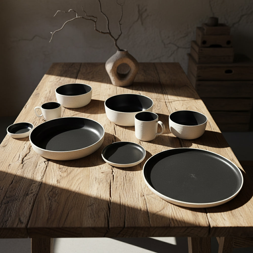 Dinnerware & Stoneware Salad Dessert And Cereal Bowl E800-B-06253 6 - Bowls - ebarza Furniture UAE | Shop Modern Furniture in Abu Dhabi & Dubai - مفروشات ايبازرا في الامارات | تسوق اثاث عصري وديكورات مميزة في دبي وابوظبي