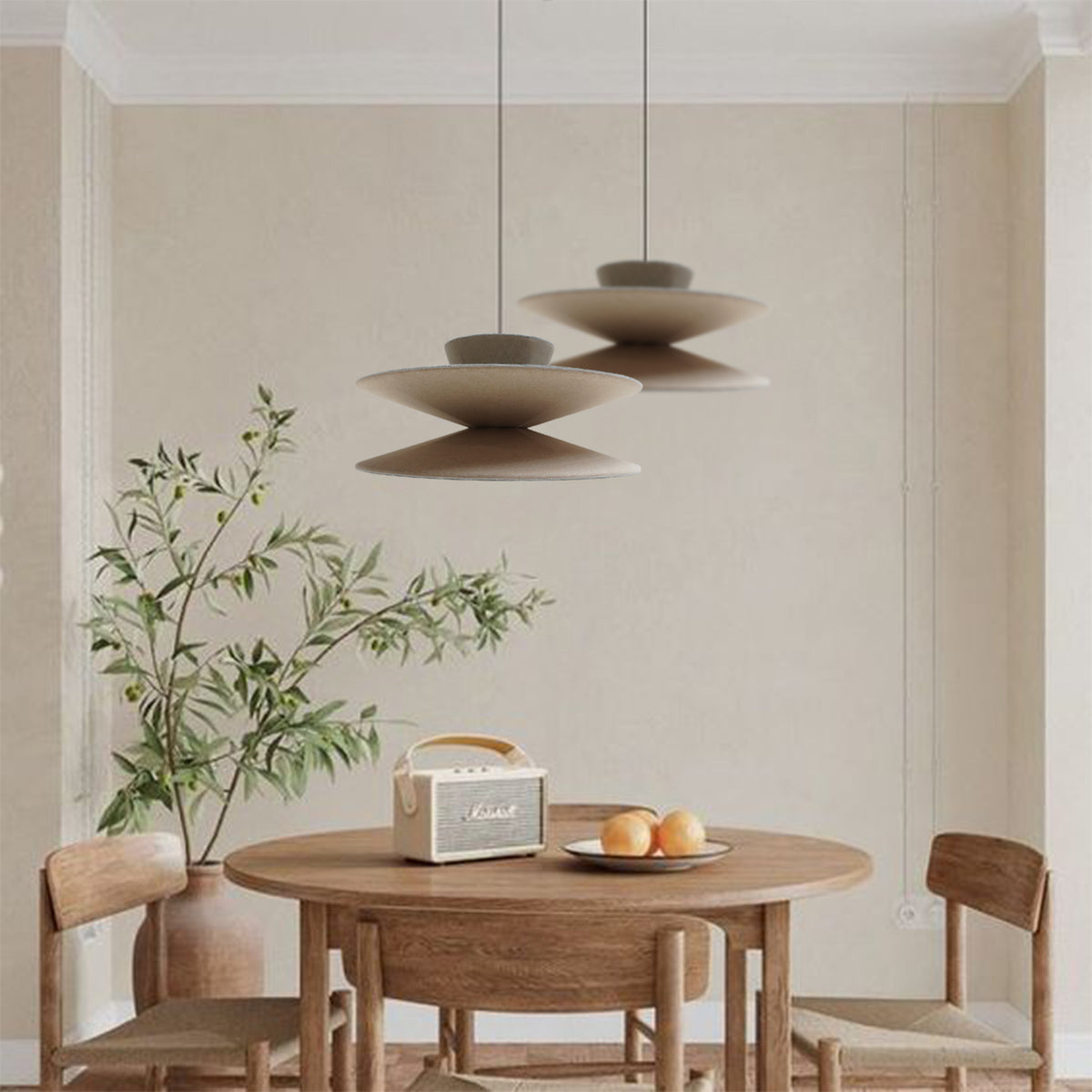 Felt pendant lamp FY-PE404-50-C by BEACON, hanging ceiling light with soft felt shade for modern interior decor.