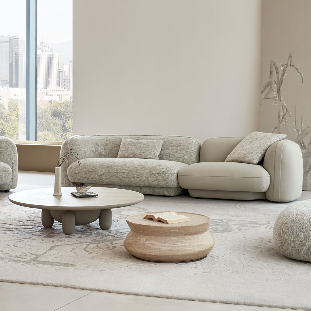 BEACON Ferrara veneer top coffee table with sleek wood finish, modern design, and sturdy legs for living room decor.