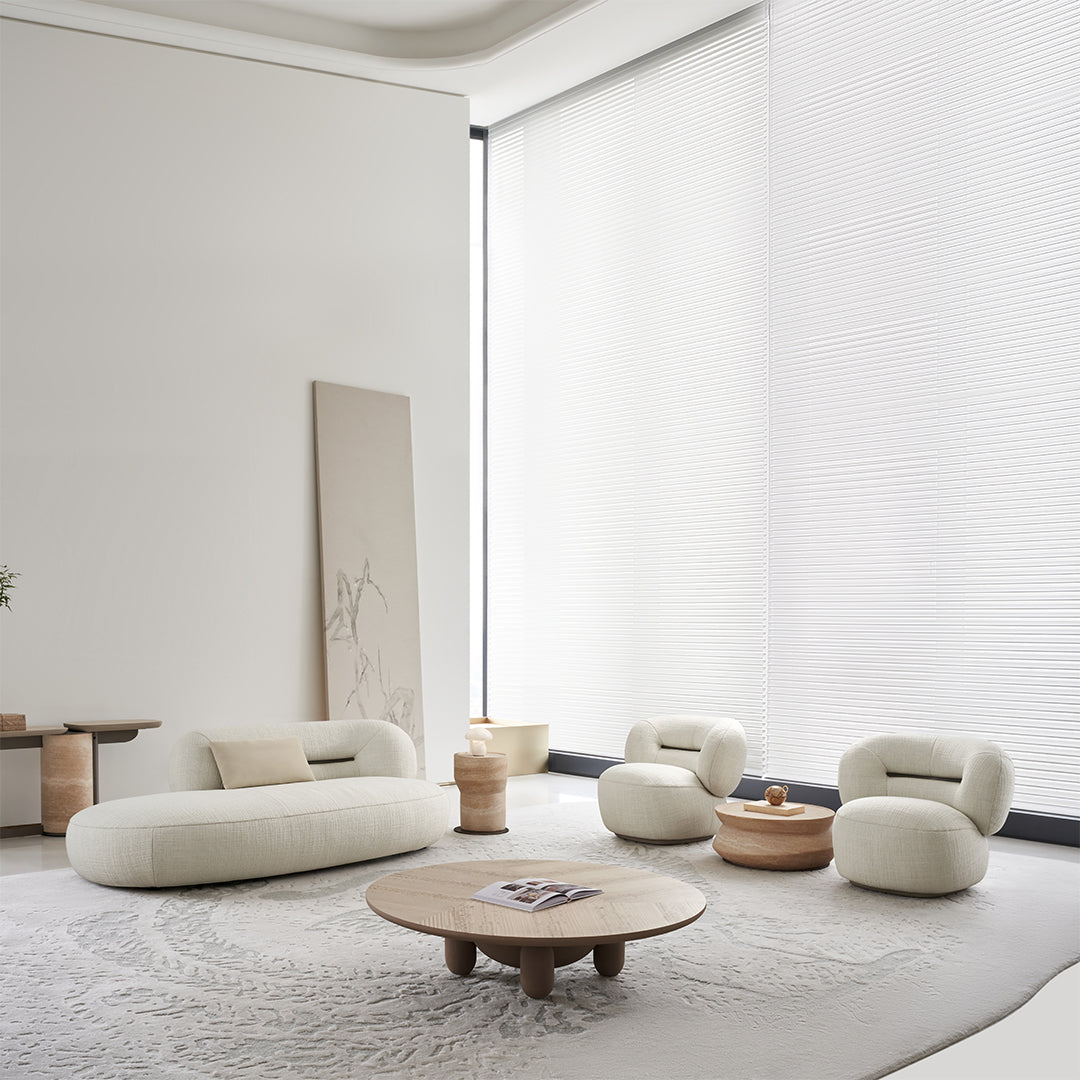 Ferrara veneer top coffee table by BEACON, modern wooden coffee table with sleek finish and sturdy design.