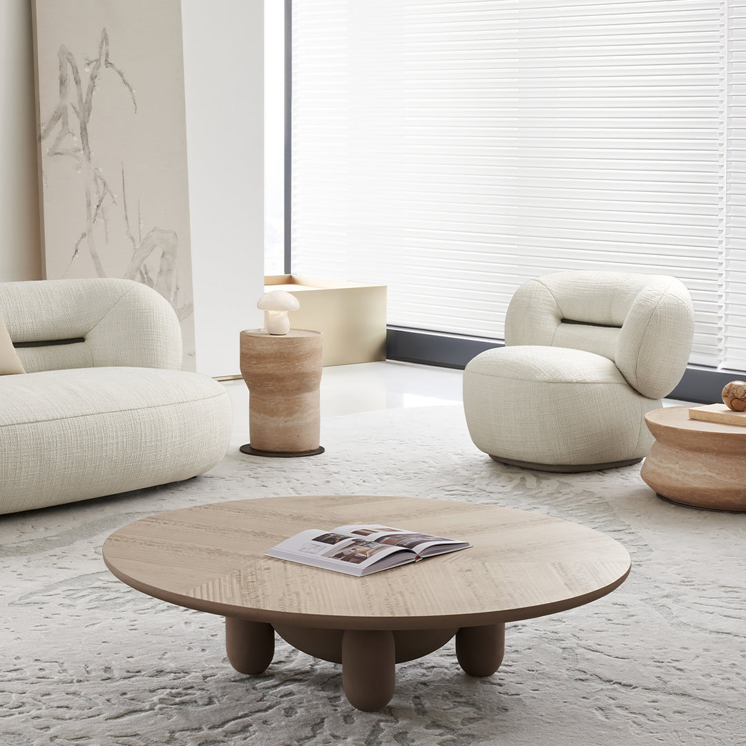 BEACON Ferrara veneer top coffee table with sleek wooden finish, modern design, and sturdy legs for stylish living room decor.