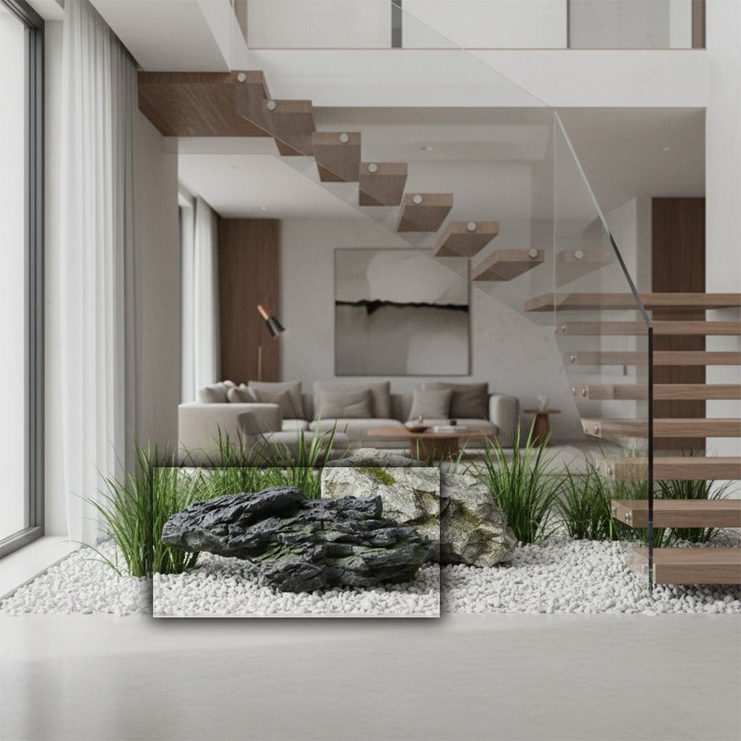 Fiberglass Stone 8827A - Home Decor Figurines - ebarza Furniture UAE | Shop Modern Furniture in Abu Dhabi & Dubai - مفروشات ايبازرا في الامارات | تسوق اثاث عصري وديكورات مميزة في دبي وابوظبي