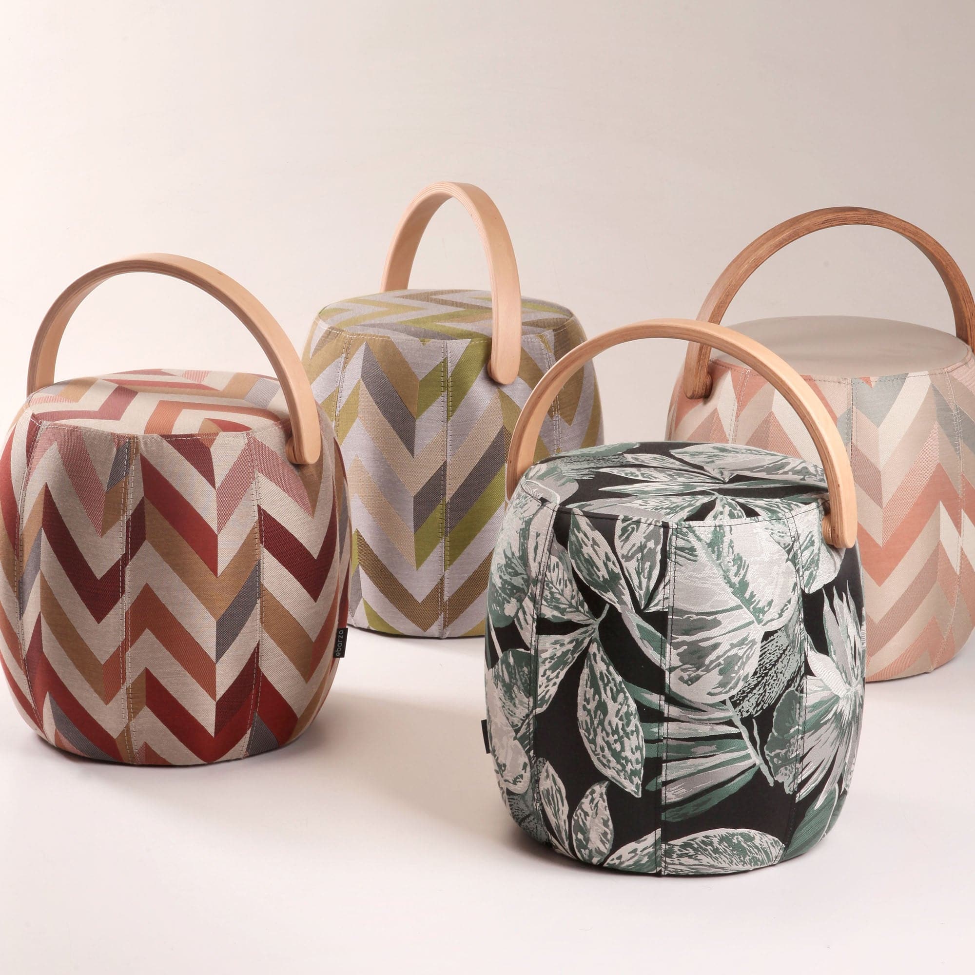 Flora Pouf Bakrac-N-Mluti-Red - Poufs - ebarza Furniture UAE | Shop Modern Furniture in Abu Dhabi & Dubai - مفروشات ايبازرا في الامارات | تسوق اثاث عصري وديكورات مميزة في دبي وابوظبي