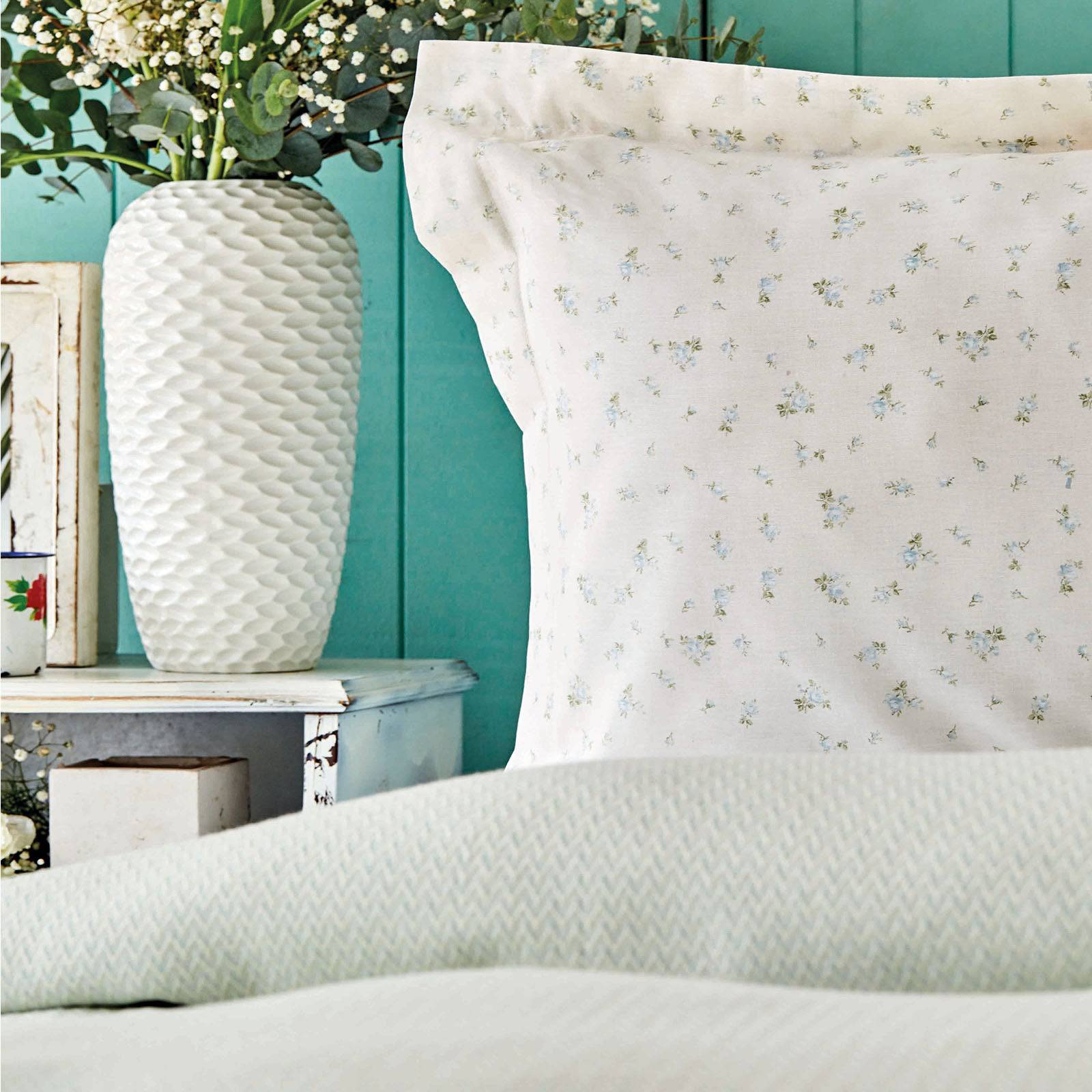 Fois Su Yesili Bedding Set 200.16.01.0075 - Bedding - ebarza Furniture UAE | Shop Modern Furniture in Abu Dhabi & Dubai - مفروشات ايبازرا في الامارات | تسوق اثاث عصري وديكورات مميزة في دبي وابوظبي