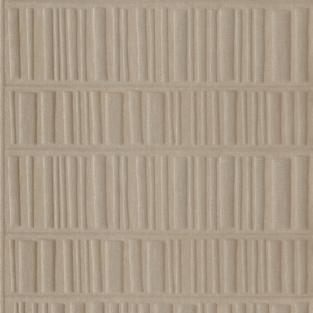 Folio Wall Desert Beige wallpaper by BEACON, featuring a textured beige pattern suitable for interior wall decor.