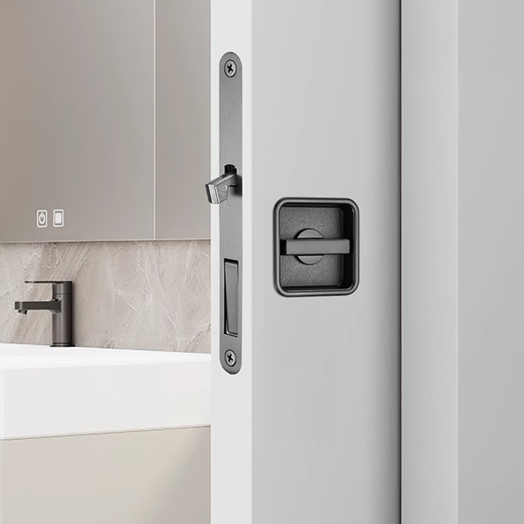 Full Zinc Alloy Handle With Slide Lockbody K-20 - Door Handles - ebarza Furniture UAE | Shop Modern Furniture in Abu Dhabi & Dubai - مفروشات ايبازرا في الامارات | تسوق اثاث عصري وديكورات مميزة في دبي وابوظبي