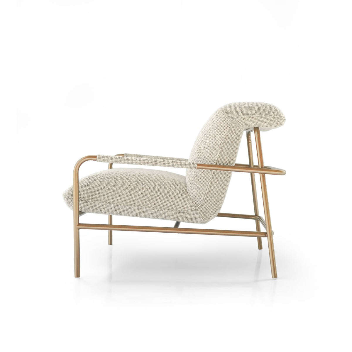 Display of Gamma Armchair GRHM-Armchair by HOMAGE KOLTUK, featuring a modern armchair with plush upholstery and sleek design.