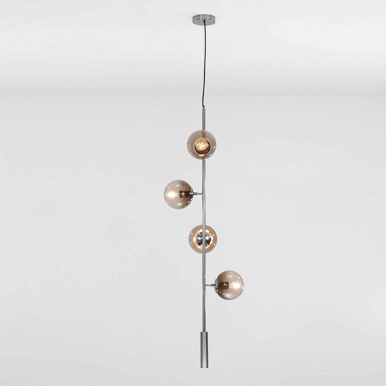 Gavle 4 Heads Pendant Lamp Cy-New-025-Ch - Pendant Lamps - ebarza Furniture UAE | Shop Modern Furniture in Abu Dhabi & Dubai - مفروشات ايبازرا في الامارات | تسوق اثاث عصري وديكورات مميزة في دبي وابوظبي