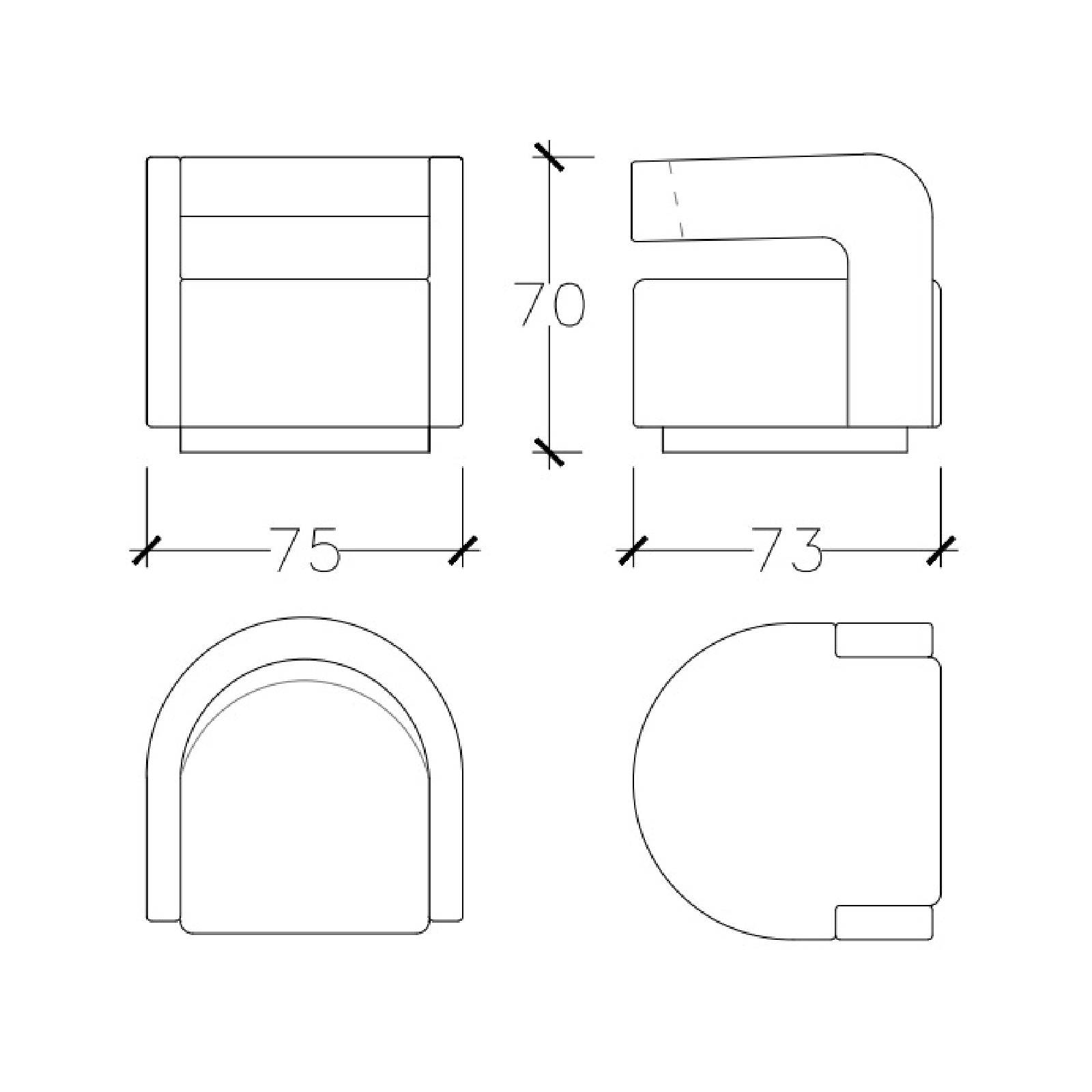Gilles Lounge Chair Gilslc-043 - Lounge Chairs - ebarza Furniture UAE | Shop Modern Furniture in Abu Dhabi & Dubai - مفروشات ايبازرا في الامارات | تسوق اثاث عصري وديكورات مميزة في دبي وابوظبي