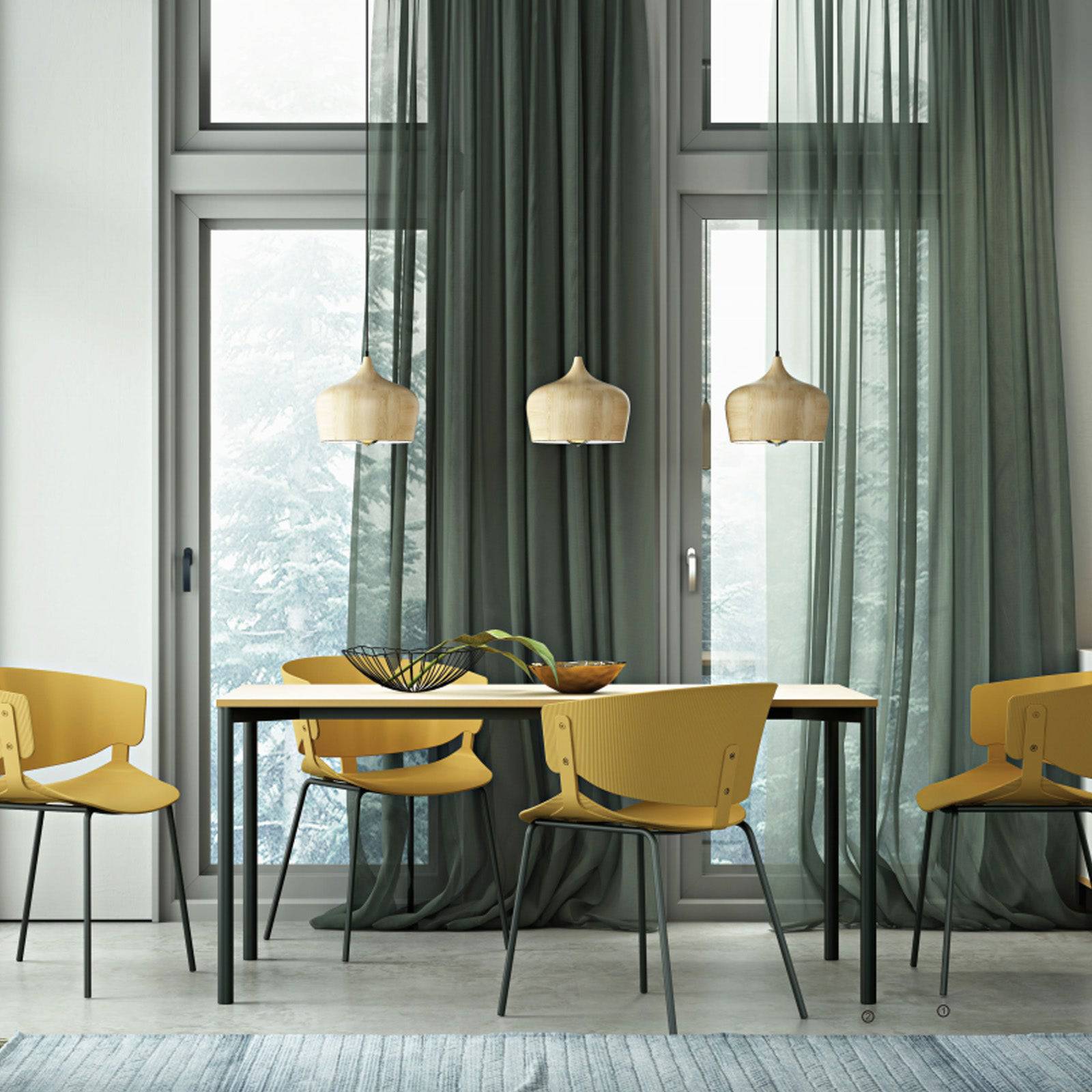 Max Dining Table Gt-419 - Dining Tables - ebarza Furniture UAE | Shop Modern Furniture in Abu Dhabi & Dubai - مفروشات ايبازرا في الامارات | تسوق اثاث عصري وديكورات مميزة في دبي وابوظبي