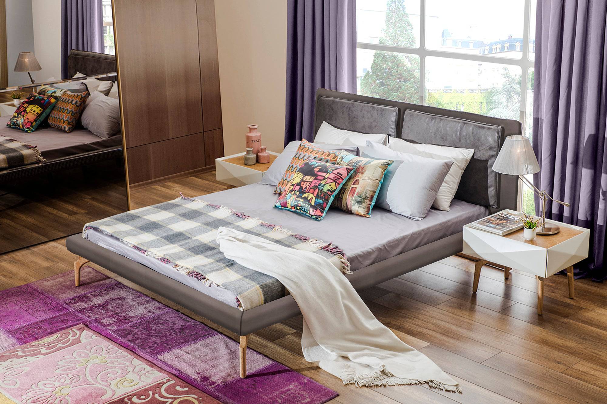 Giza Bedroom  Set  Giza001 -  Bedding | طقم غرفة نوم الجيزة - ebarza Furniture UAE | Shop Modern Furniture in Abu Dhabi & Dubai - مفروشات ايبازرا في الامارات | تسوق اثاث عصري وديكورات مميزة في دبي وابوظبي
