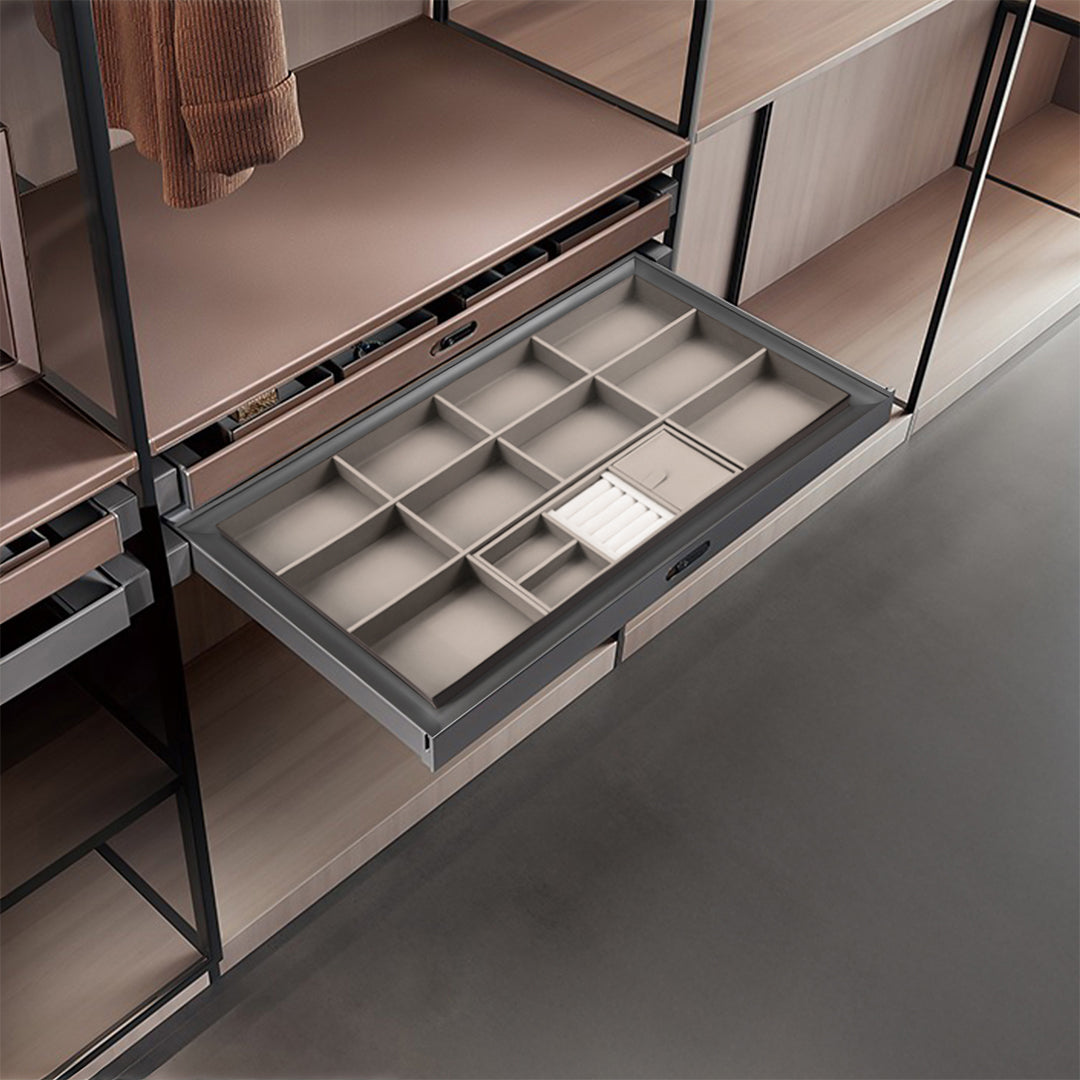 BEACON GlidePro Storage Box MA.2320 for TV units, showing sleek design and ample storage space in a modern living room setting.