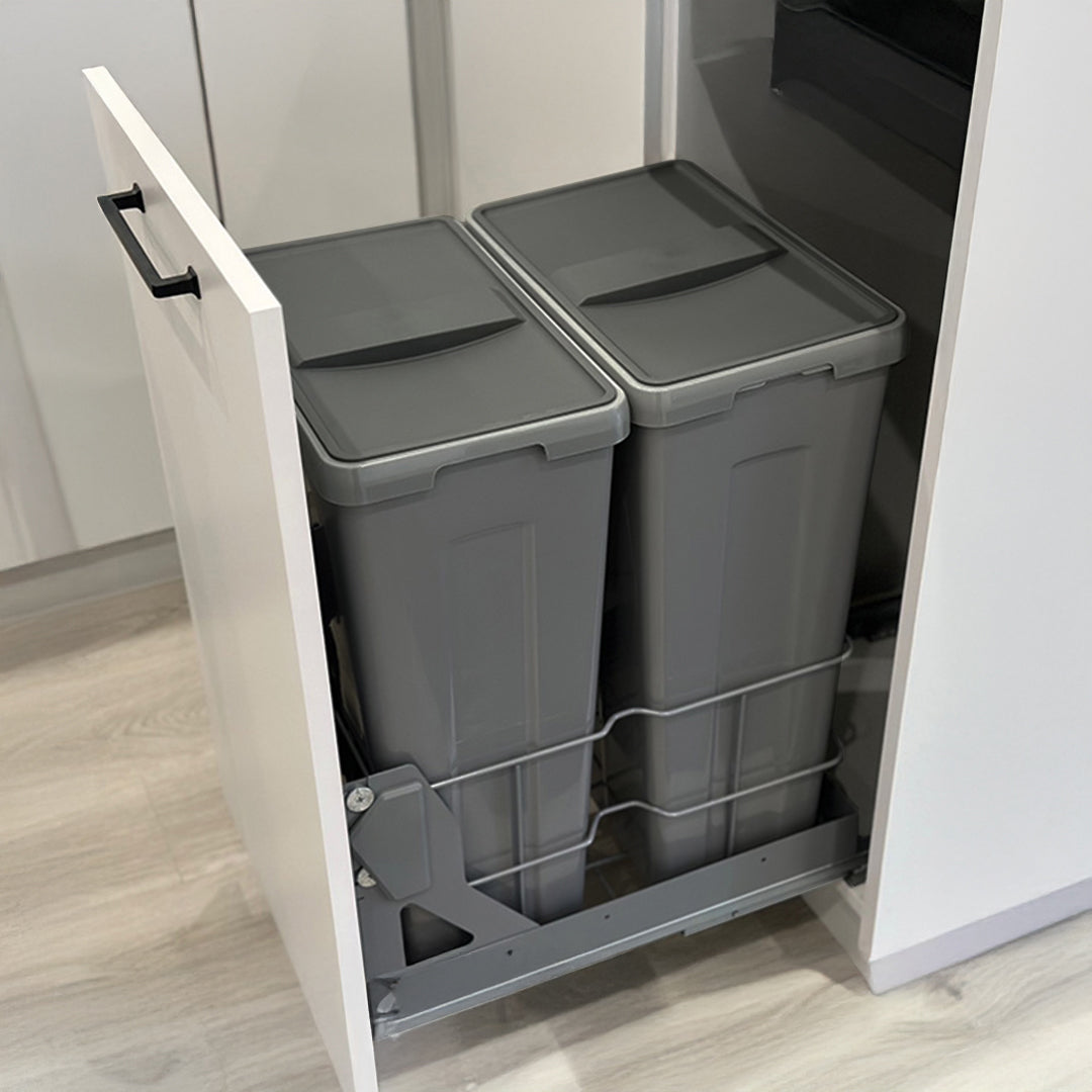 BEACON GlidePro Trash Bin hinges WB.0130/WB.0131, durable kitchen hinge for waste bin cabinet installation