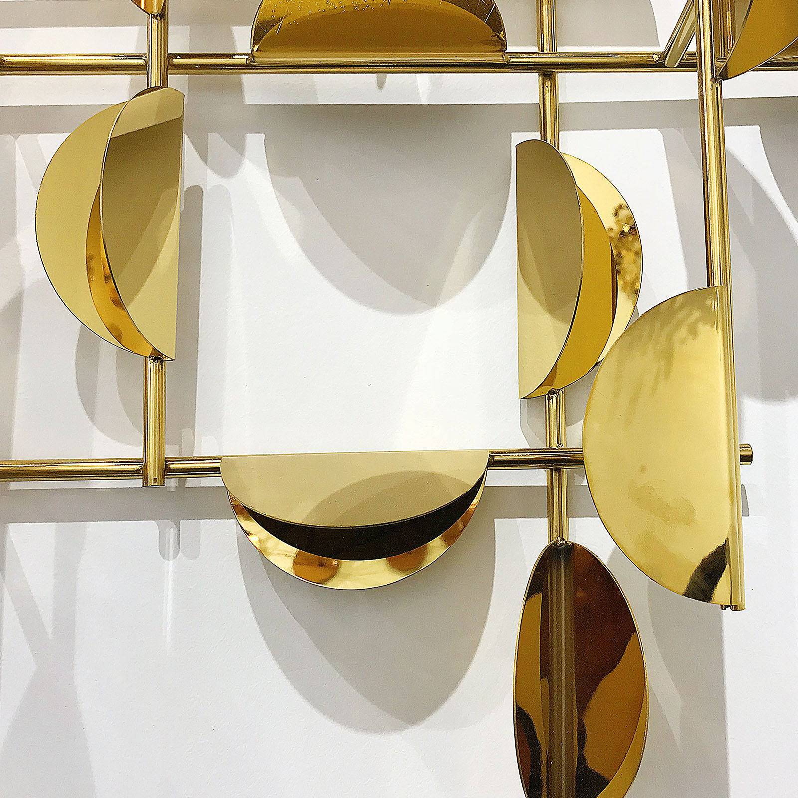 Golden Leaves Handcrafted Stainless Steel Artwork Z08019 - Artwork - ebarza Furniture UAE | Shop Modern Furniture in Abu Dhabi & Dubai - مفروشات ايبازرا في الامارات | تسوق اثاث عصري وديكورات مميزة في دبي وابوظبي