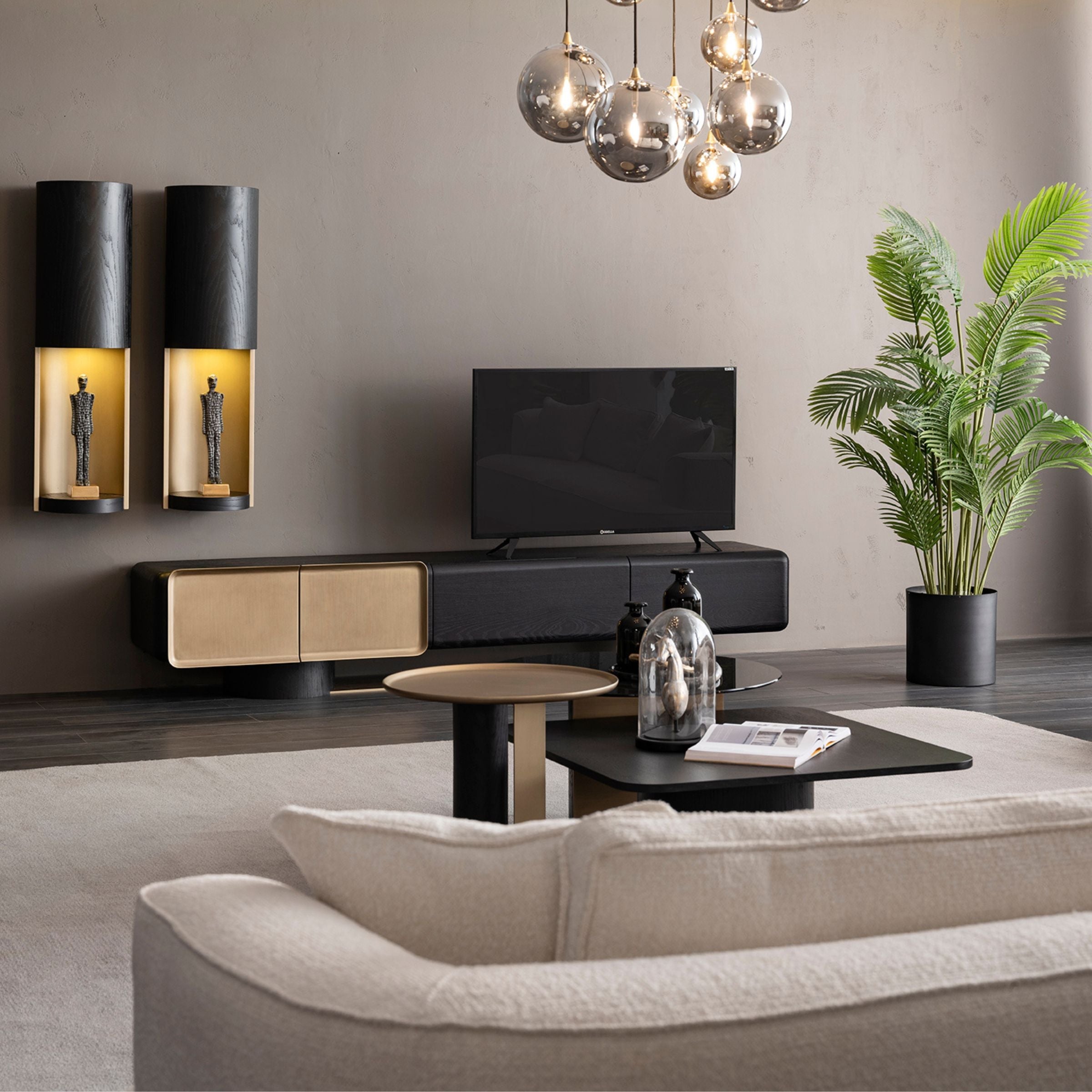 Grande Set of 2 Wall shelves ORXGRND-TVU255 - TV Units - ebarza Furniture UAE | Shop Modern Furniture in Abu Dhabi & Dubai - مفروشات ايبازرا في الامارات | تسوق اثاث عصري وديكورات مميزة في دبي وابوظبي