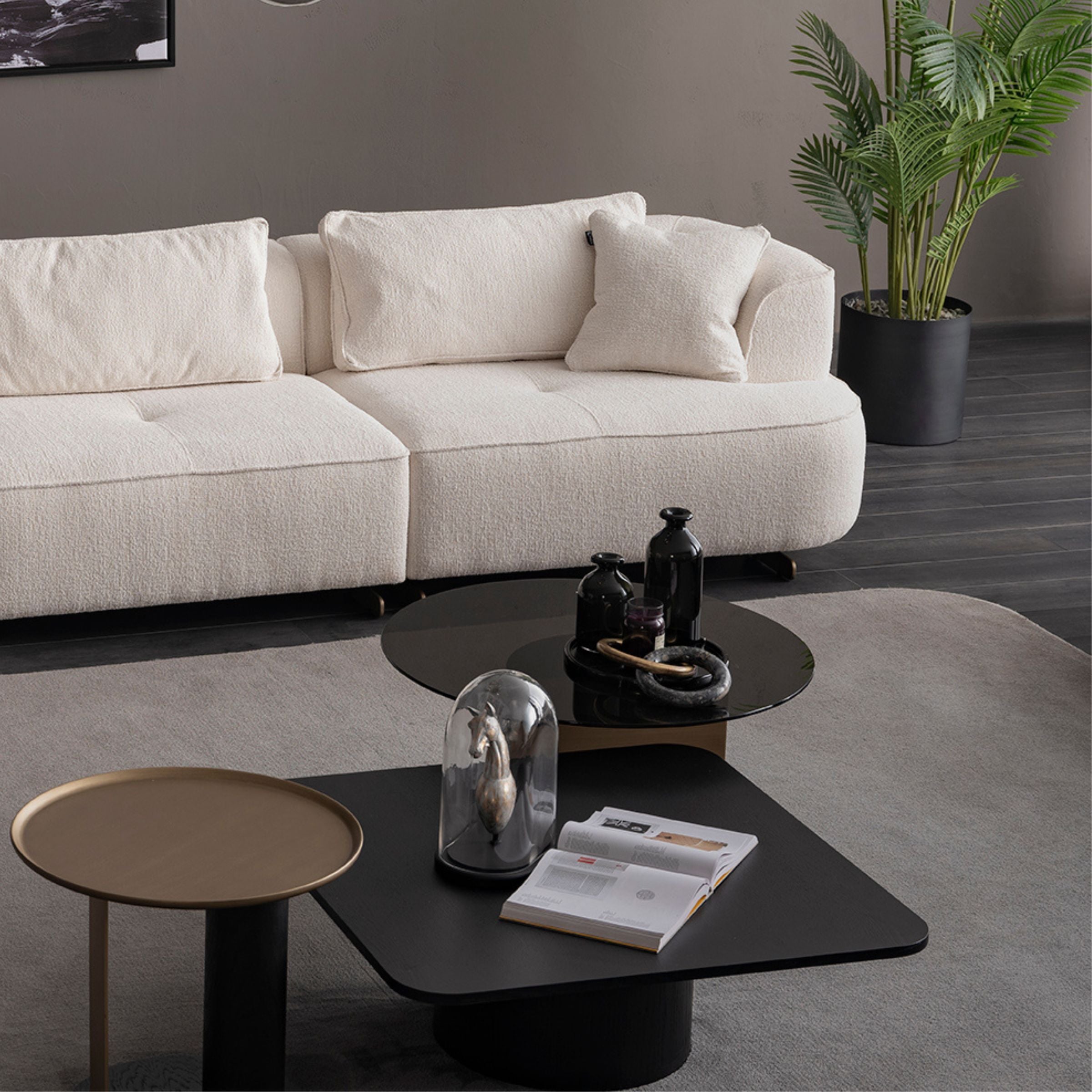 Grande Side Table ORXGRND-ST55 - Side Tables - ebarza Furniture UAE | Shop Modern Furniture in Abu Dhabi & Dubai - مفروشات ايبازرا في الامارات | تسوق اثاث عصري وديكورات مميزة في دبي وابوظبي