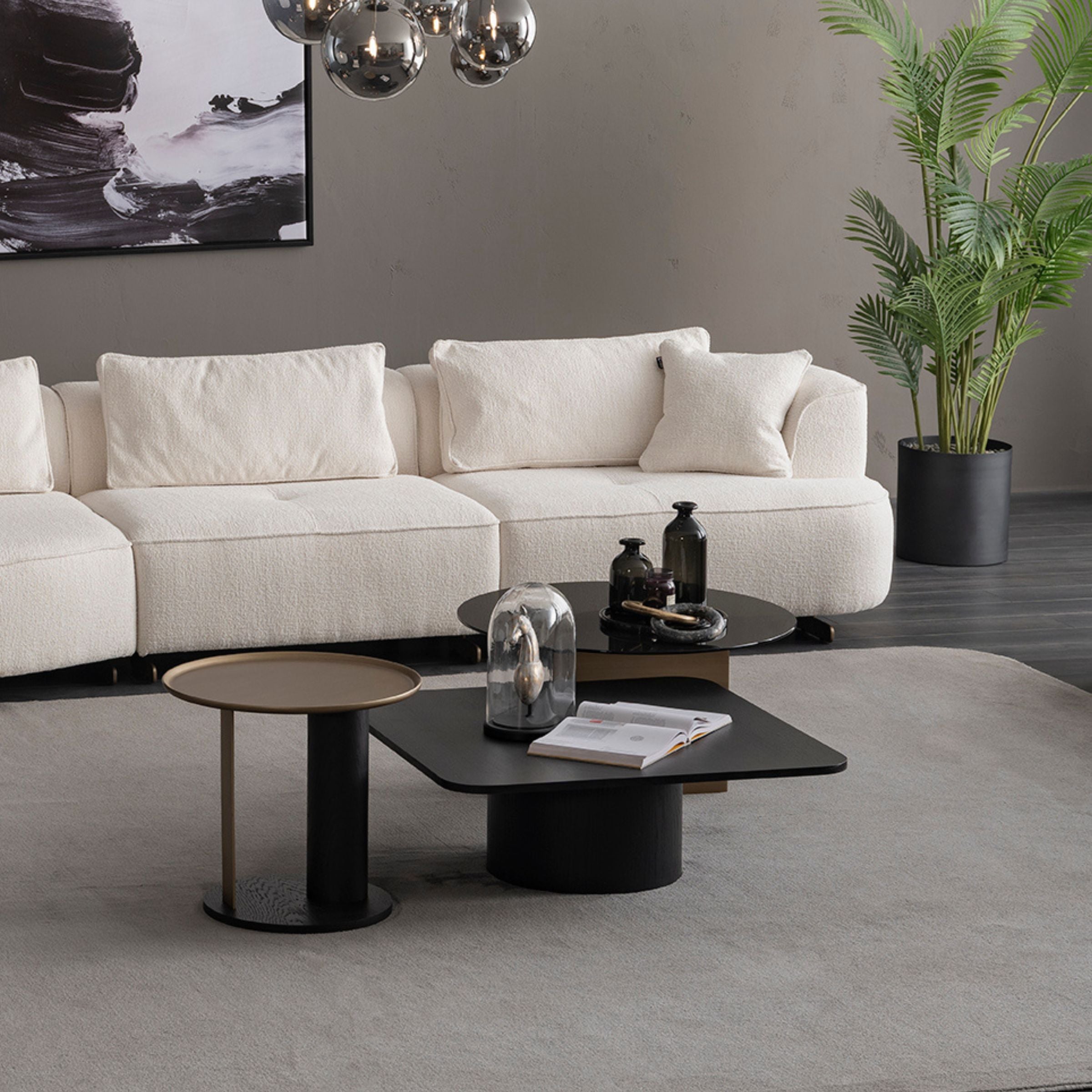 Grande Side Table ORXGRND-ST55 - Side Tables - ebarza Furniture UAE | Shop Modern Furniture in Abu Dhabi & Dubai - مفروشات ايبازرا في الامارات | تسوق اثاث عصري وديكورات مميزة في دبي وابوظبي