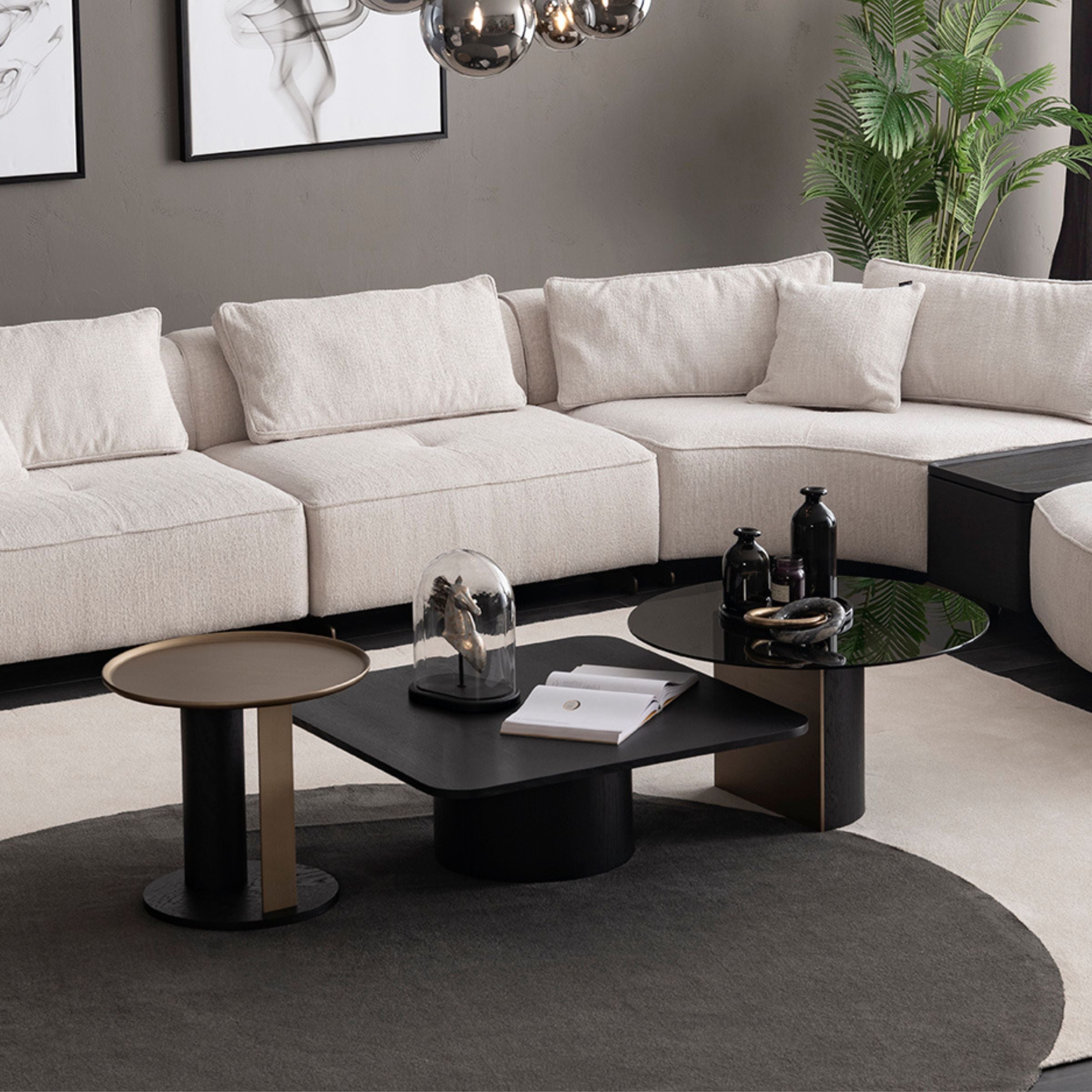 Grande Side Table ORXGRND-ST55 - Side Tables - ebarza Furniture UAE | Shop Modern Furniture in Abu Dhabi & Dubai - مفروشات ايبازرا في الامارات | تسوق اثاث عصري وديكورات مميزة في دبي وابوظبي