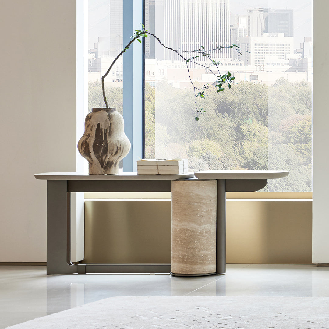 BEACON Grandeur Console BMCJ-GNJ6003, modern console table with sleek finish and sturdy design, ideal for living room decor