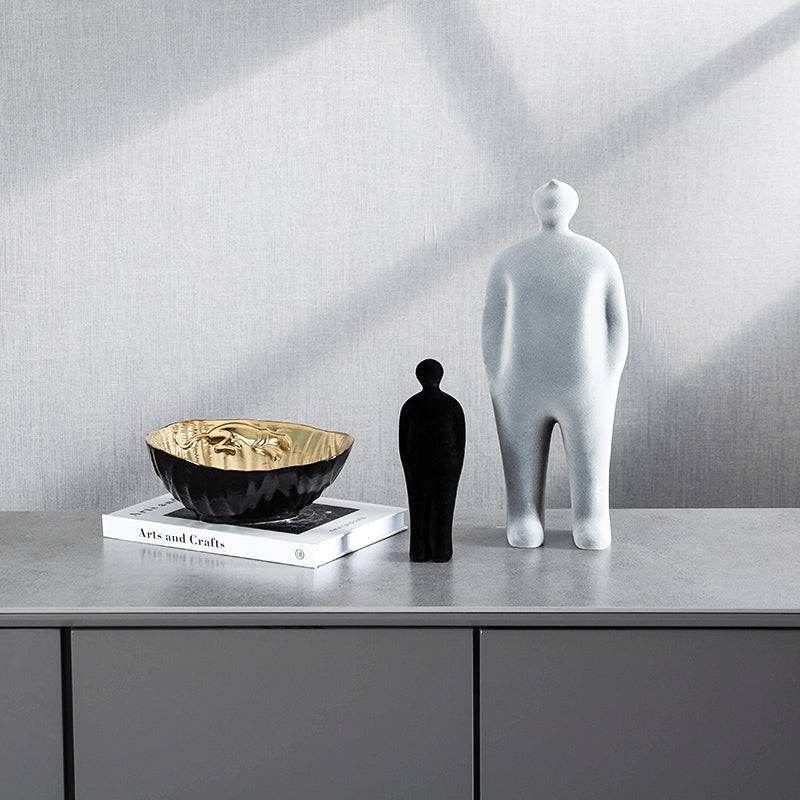 Grey Figure Decoration-A Fa-Sz2013A - Home Decor Figurines - ebarza Furniture UAE | Shop Modern Furniture in Abu Dhabi & Dubai - مفروشات ايبازرا في الامارات | تسوق اثاث عصري وديكورات مميزة في دبي وابوظبي