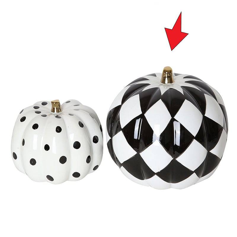 Grid Pumpkin Decoration-A Fa-D1988A - Home Decor Figurines - ebarza Furniture UAE | Shop Modern Furniture in Abu Dhabi & Dubai - مفروشات ايبازرا في الامارات | تسوق اثاث عصري وديكورات مميزة في دبي وابوظبي