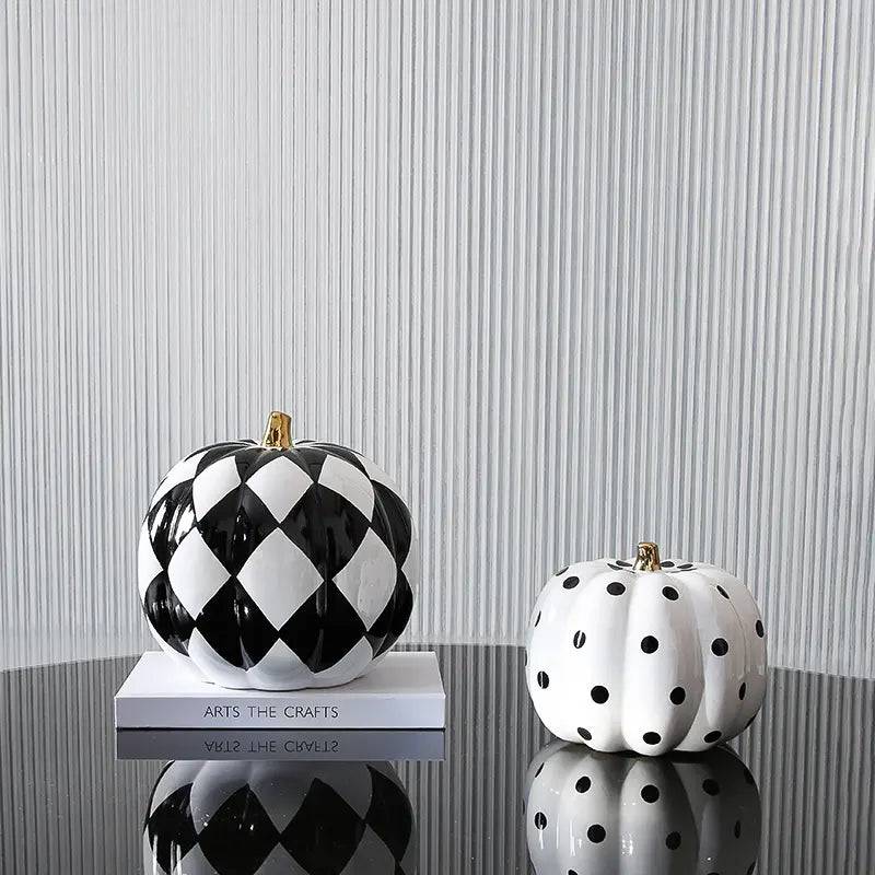 Grid Pumpkin Decoration-B Fa-D1988B - Home Decor Figurines - ebarza Furniture UAE | Shop Modern Furniture in Abu Dhabi & Dubai - مفروشات ايبازرا في الامارات | تسوق اثاث عصري وديكورات مميزة في دبي وابوظبي