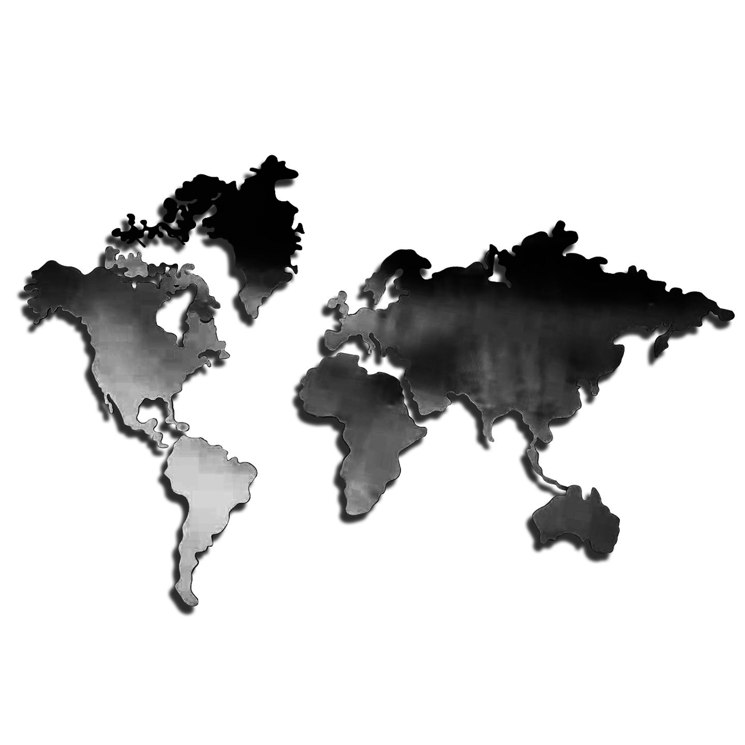 Hand Crafted Stainless World Steel Artwork BG20220029-2-World Map - Artwork - ebarza Furniture UAE | Shop Modern Furniture in Abu Dhabi & Dubai - مفروشات ايبازرا في الامارات | تسوق اثاث عصري وديكورات مميزة في دبي وابوظبي