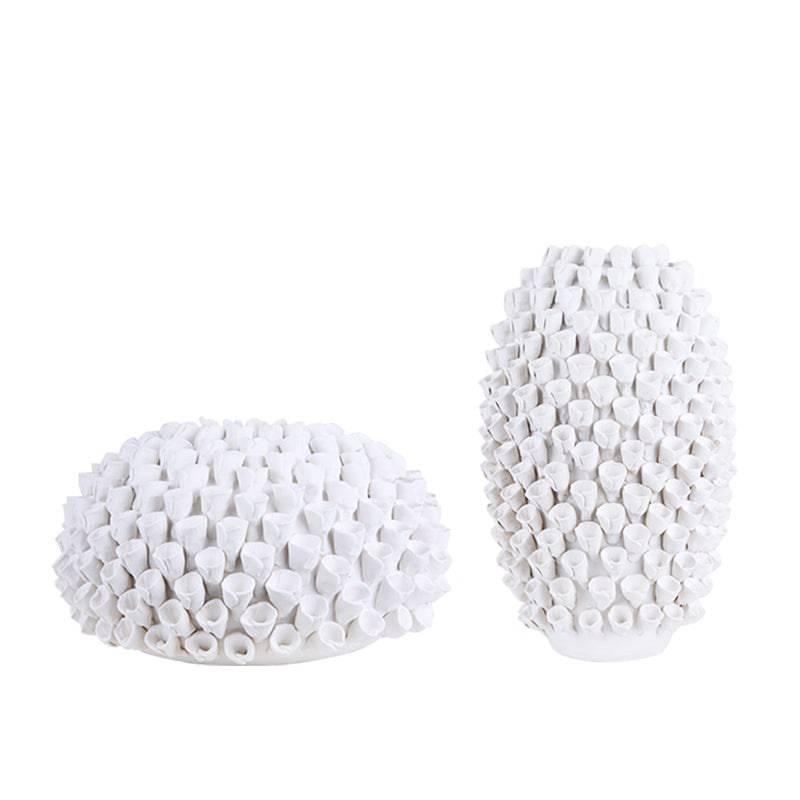 Hand Hold Vase-B Fa-D21008B - Vases - ebarza Furniture UAE | Shop Modern Furniture in Abu Dhabi & Dubai - مفروشات ايبازرا في الامارات | تسوق اثاث عصري وديكورات مميزة في دبي وابوظبي