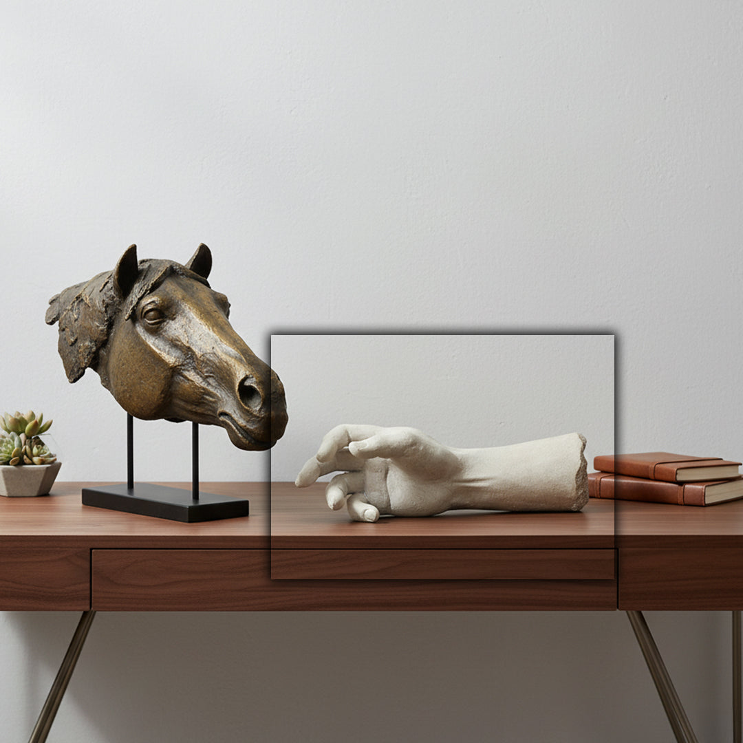 BEACON Hand Study Ornament TR-0316, a detailed home decor figurine with a handcrafted artistic design.