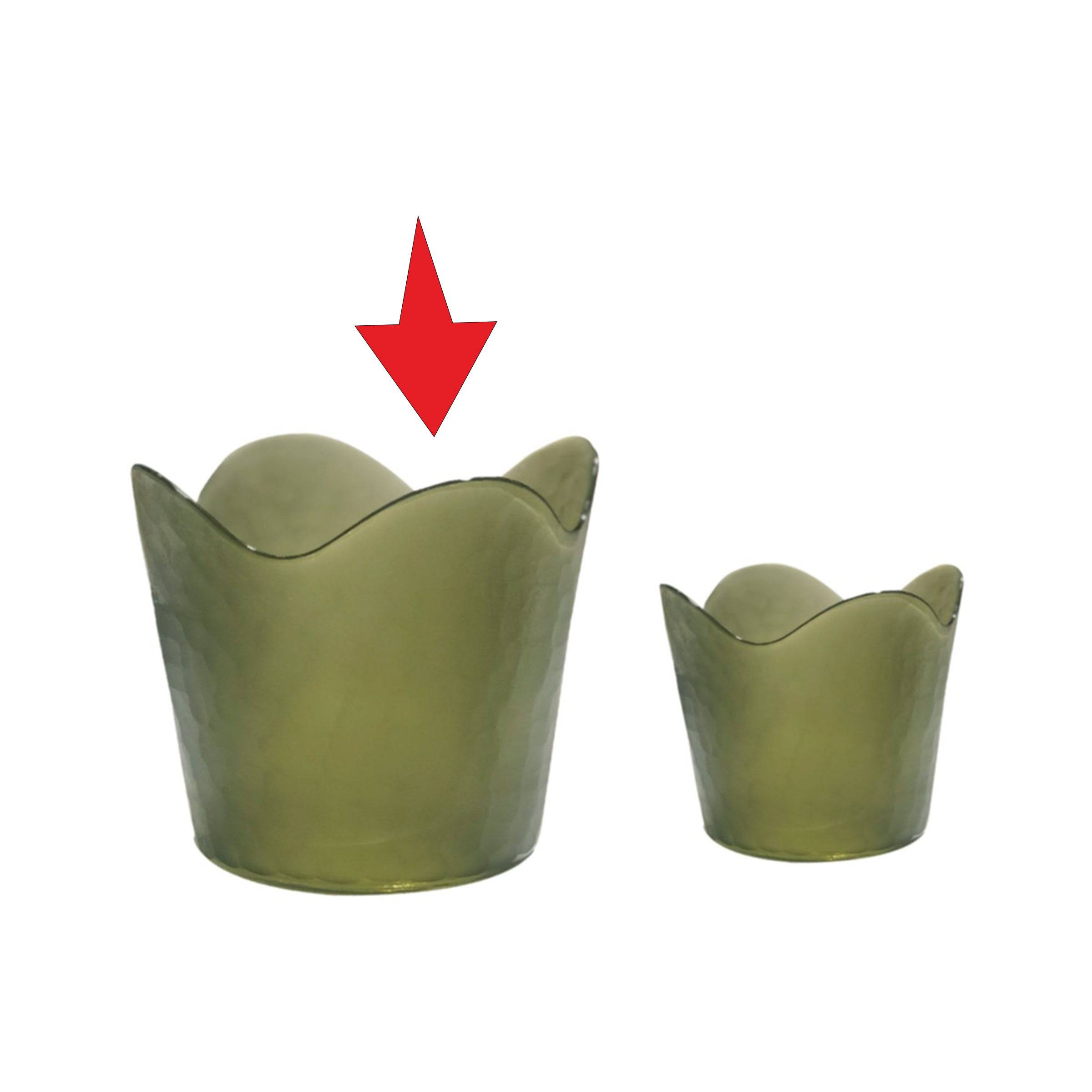 Handmade Balloton Glass Vase A0234-135-Gray - Vases - ebarza Furniture UAE | Shop Modern Furniture in Abu Dhabi & Dubai - مفروشات ايبازرا في الامارات | تسوق اثاث عصري وديكورات مميزة في دبي وابوظبي