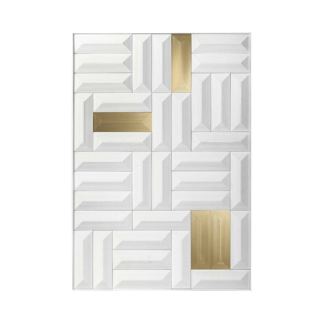 Pre-order 65 Days Delivery Handmade Ceramic Collage Painting 22P0017 - Paintings - ebarza Furniture UAE | Shop Modern Furniture in Abu Dhabi & Dubai - مفروشات ايبازرا في الامارات | تسوق اثاث عصري وديكورات مميزة في دبي وابوظبي