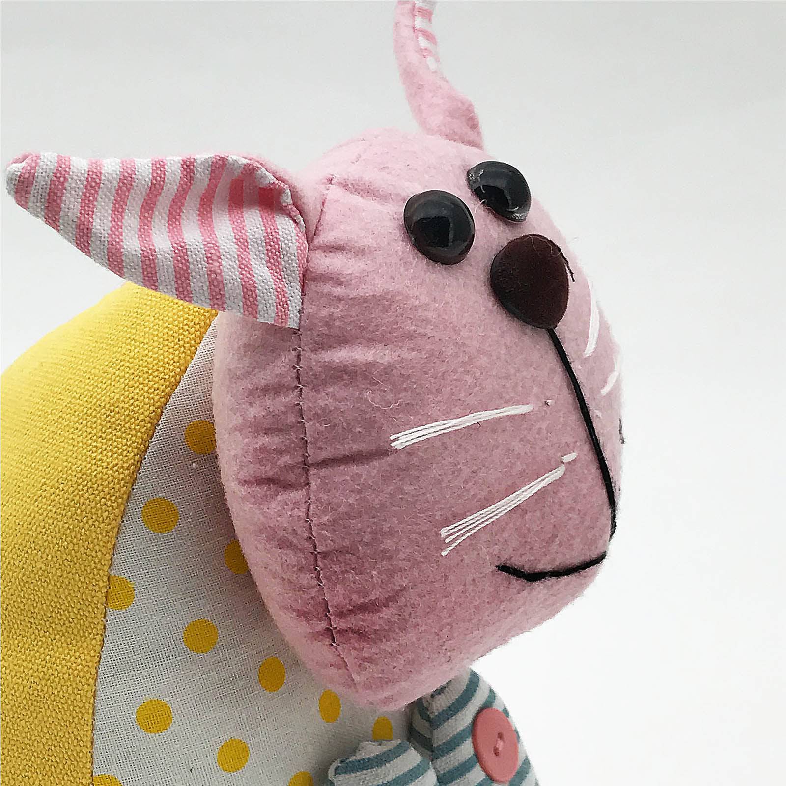 Handmade Cute Cat Animal Decorative Doll/Door Stopper T11217B - Doll/Door stopper - ebarza Furniture UAE | Shop Modern Furniture in Abu Dhabi & Dubai - مفروشات ايبازرا في الامارات | تسوق اثاث عصري وديكورات مميزة في دبي وابوظبي