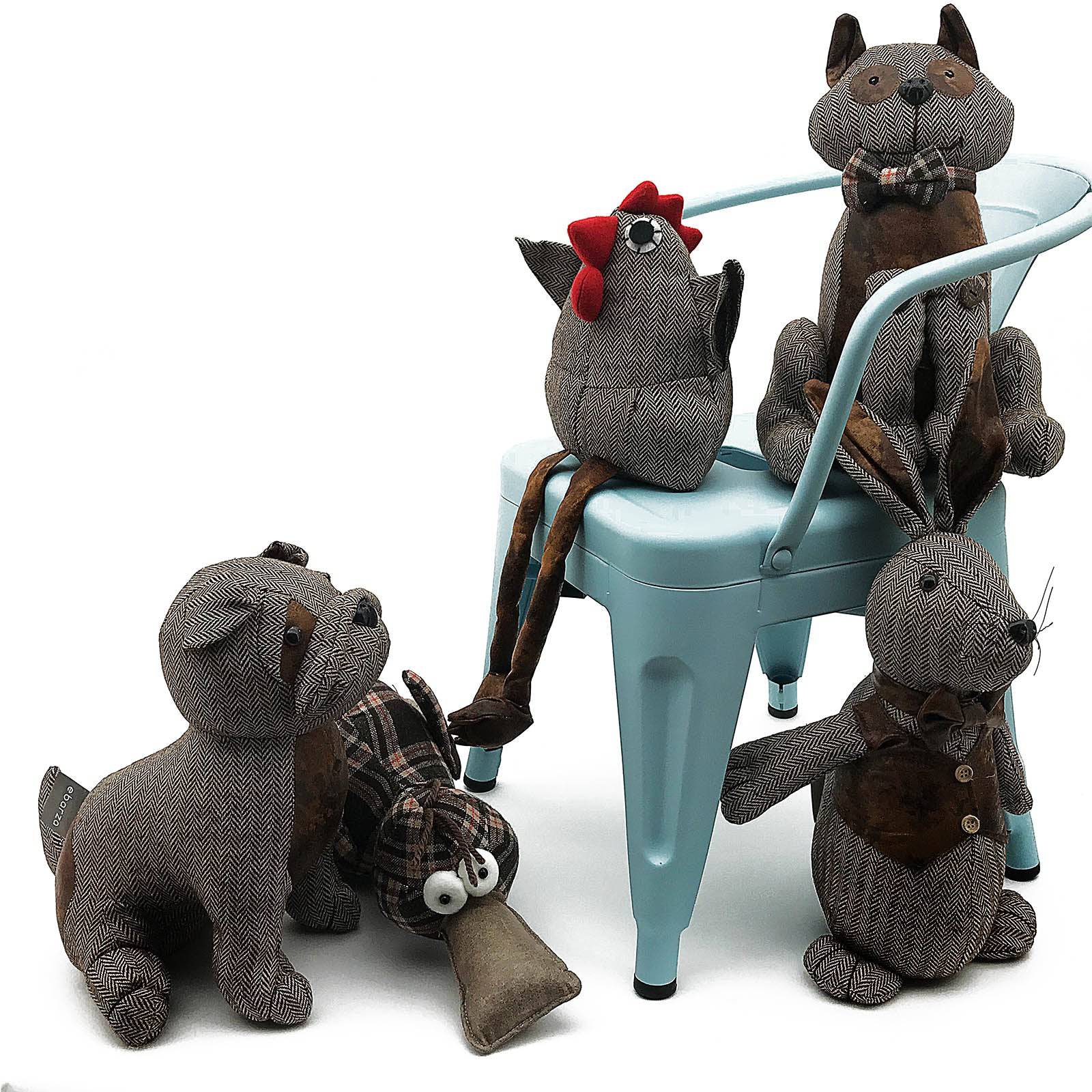 Handmade Cute Cat Decorative Doll/Door Stopper T12205-1 - Doll/Door stopper - ebarza Furniture UAE | Shop Modern Furniture in Abu Dhabi & Dubai - مفروشات ايبازرا في الامارات | تسوق اثاث عصري وديكورات مميزة في دبي وابوظبي