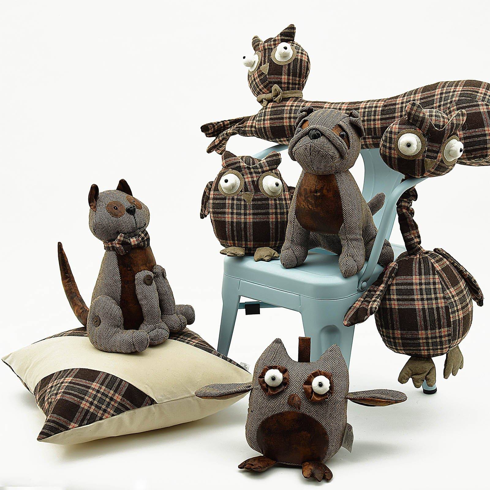 Handmade Cute Cat Decorative Doll/Door Stopper T12205-1 - Doll/Door stopper - ebarza Furniture UAE | Shop Modern Furniture in Abu Dhabi & Dubai - مفروشات ايبازرا في الامارات | تسوق اثاث عصري وديكورات مميزة في دبي وابوظبي