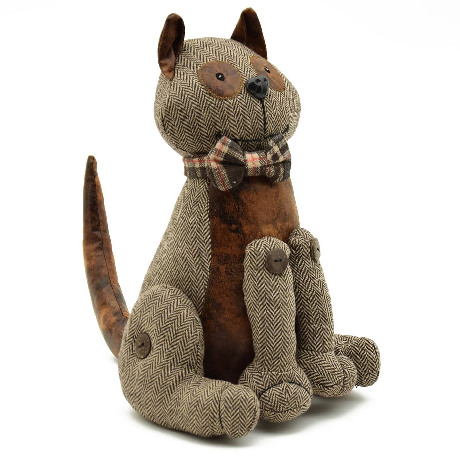 Handmade Cute Cat Decorative Doll/Door Stopper T15030B - Doll/Door stopper - ebarza Furniture UAE | Shop Modern Furniture in Abu Dhabi & Dubai - مفروشات ايبازرا في الامارات | تسوق اثاث عصري وديكورات مميزة في دبي وابوظبي