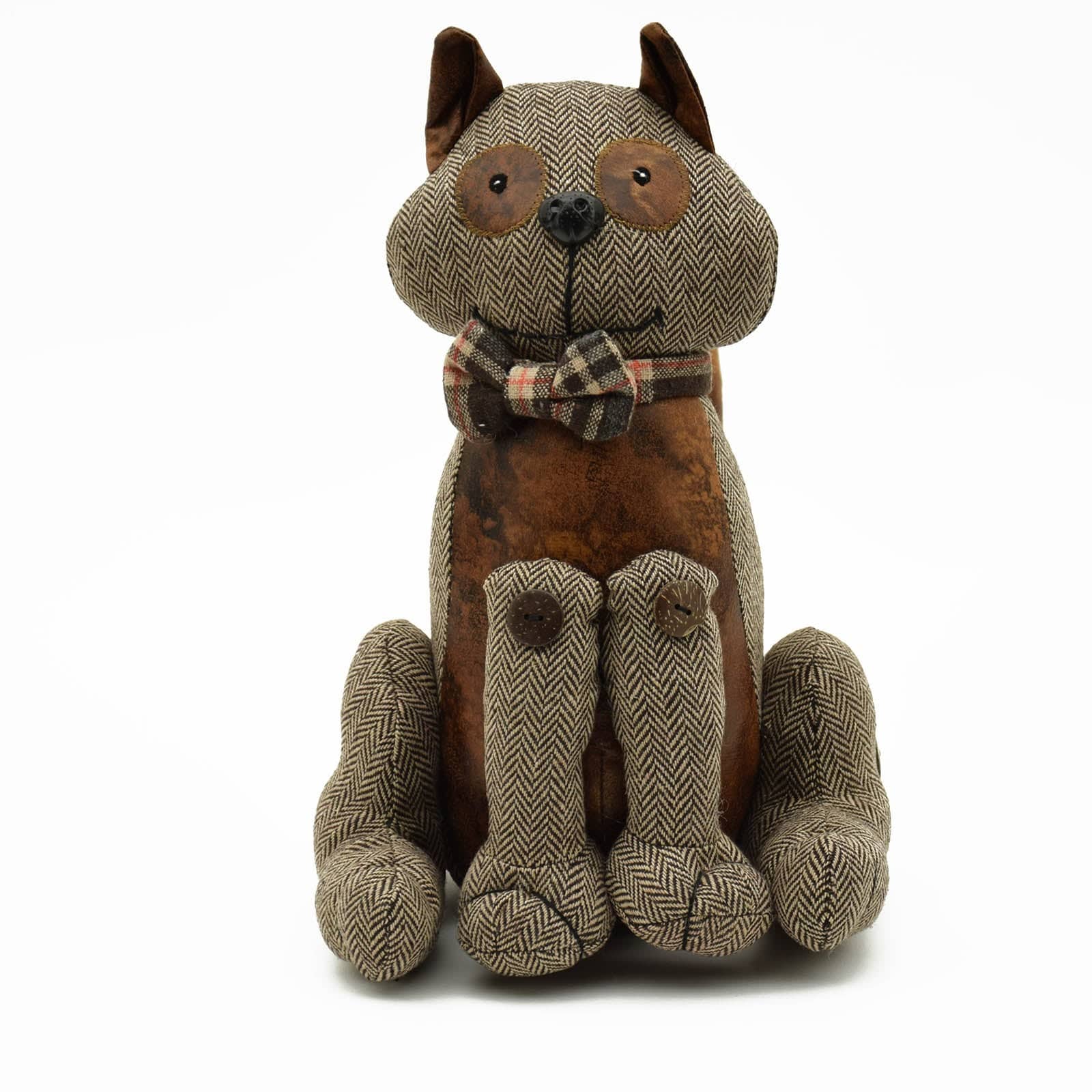 Handmade Cute Cat Decorative Doll/Door Stopper T15030B - Doll/Door stopper - ebarza Furniture UAE | Shop Modern Furniture in Abu Dhabi & Dubai - مفروشات ايبازرا في الامارات | تسوق اثاث عصري وديكورات مميزة في دبي وابوظبي