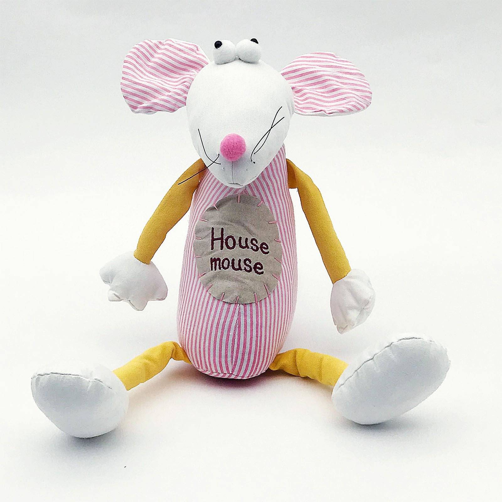 Handmade Cute Mouse Decorative Doll/Door Stopper Z003 - Doll/Door stopper - ebarza Furniture UAE | Shop Modern Furniture in Abu Dhabi & Dubai - مفروشات ايبازرا في الامارات | تسوق اثاث عصري وديكورات مميزة في دبي وابوظبي
