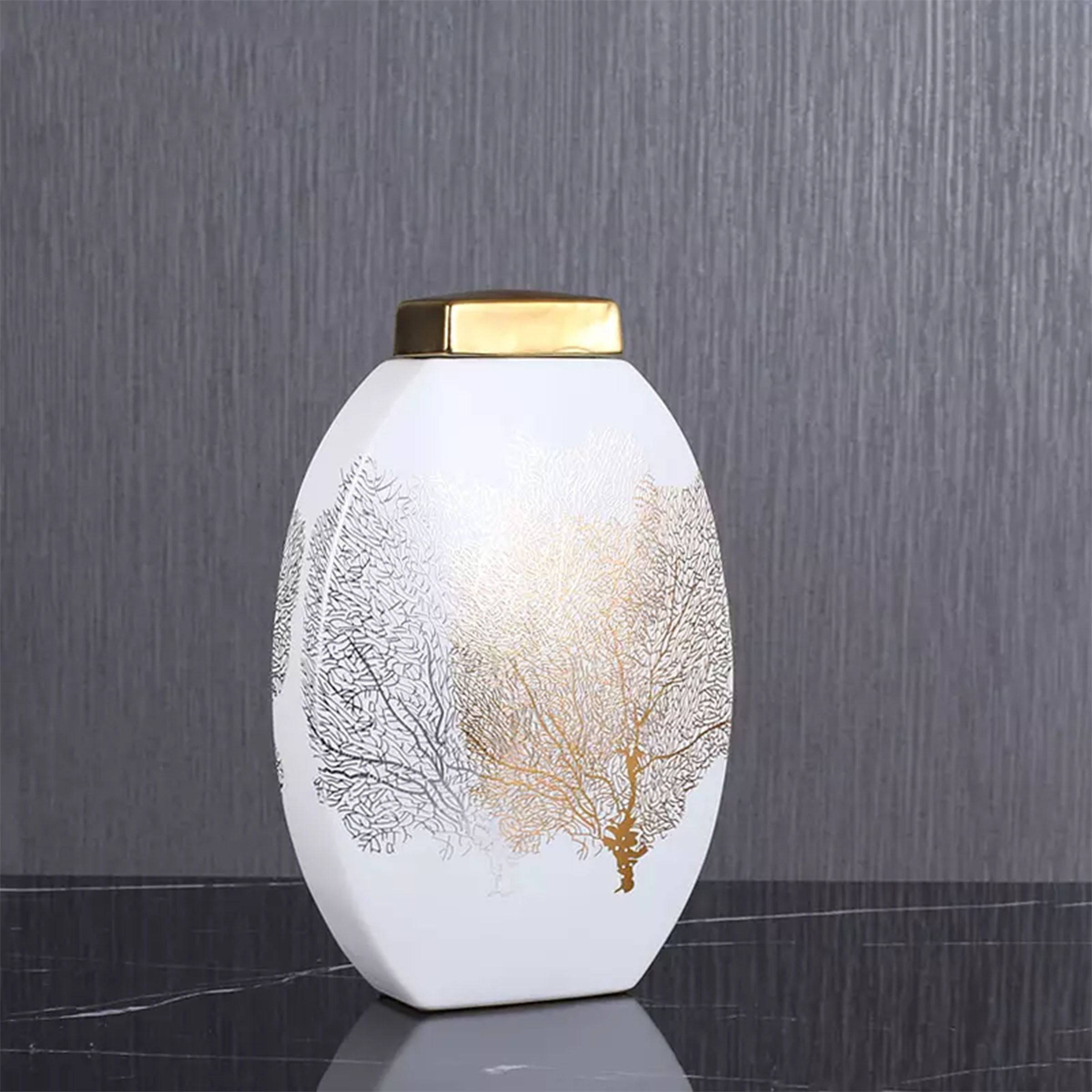 Handmade Decorative Vase Fa-D1984A - Vases - ebarza Furniture UAE | Shop Modern Furniture in Abu Dhabi & Dubai - مفروشات ايبازرا في الامارات | تسوق اثاث عصري وديكورات مميزة في دبي وابوظبي