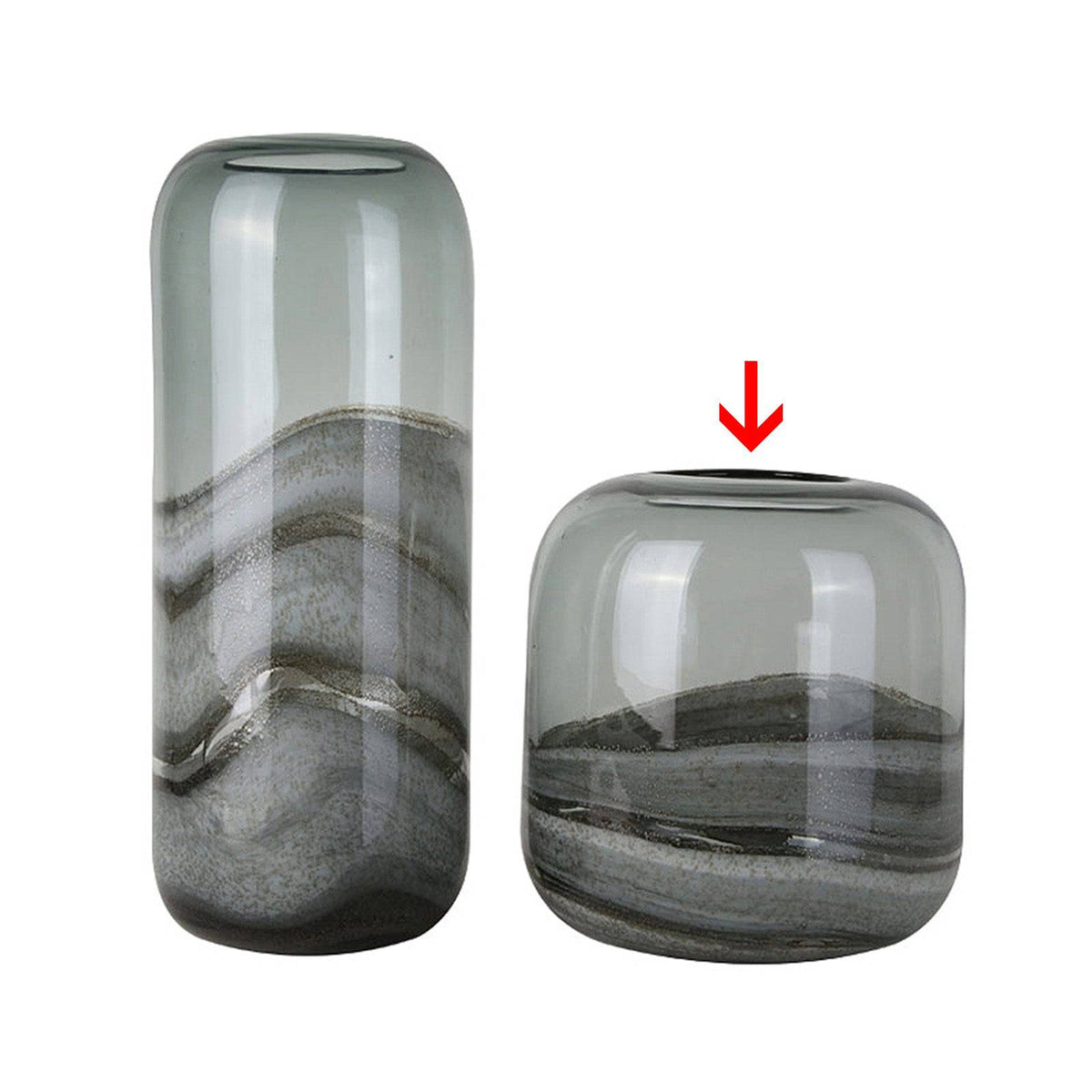 Handmade decorative ceramic vase by BEACON, model FB-ZS1906B, featuring intricate patterns and a smooth finish.