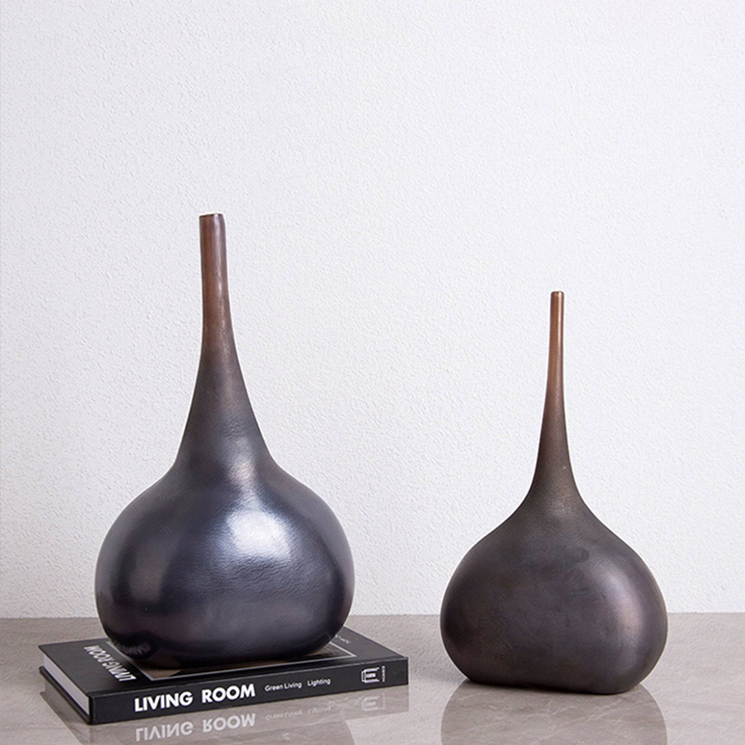 Handmade Decorative Vase Fb-Zs2007A - Vases - ebarza Furniture UAE | Shop Modern Furniture in Abu Dhabi & Dubai - مفروشات ايبازرا في الامارات | تسوق اثاث عصري وديكورات مميزة في دبي وابوظبي