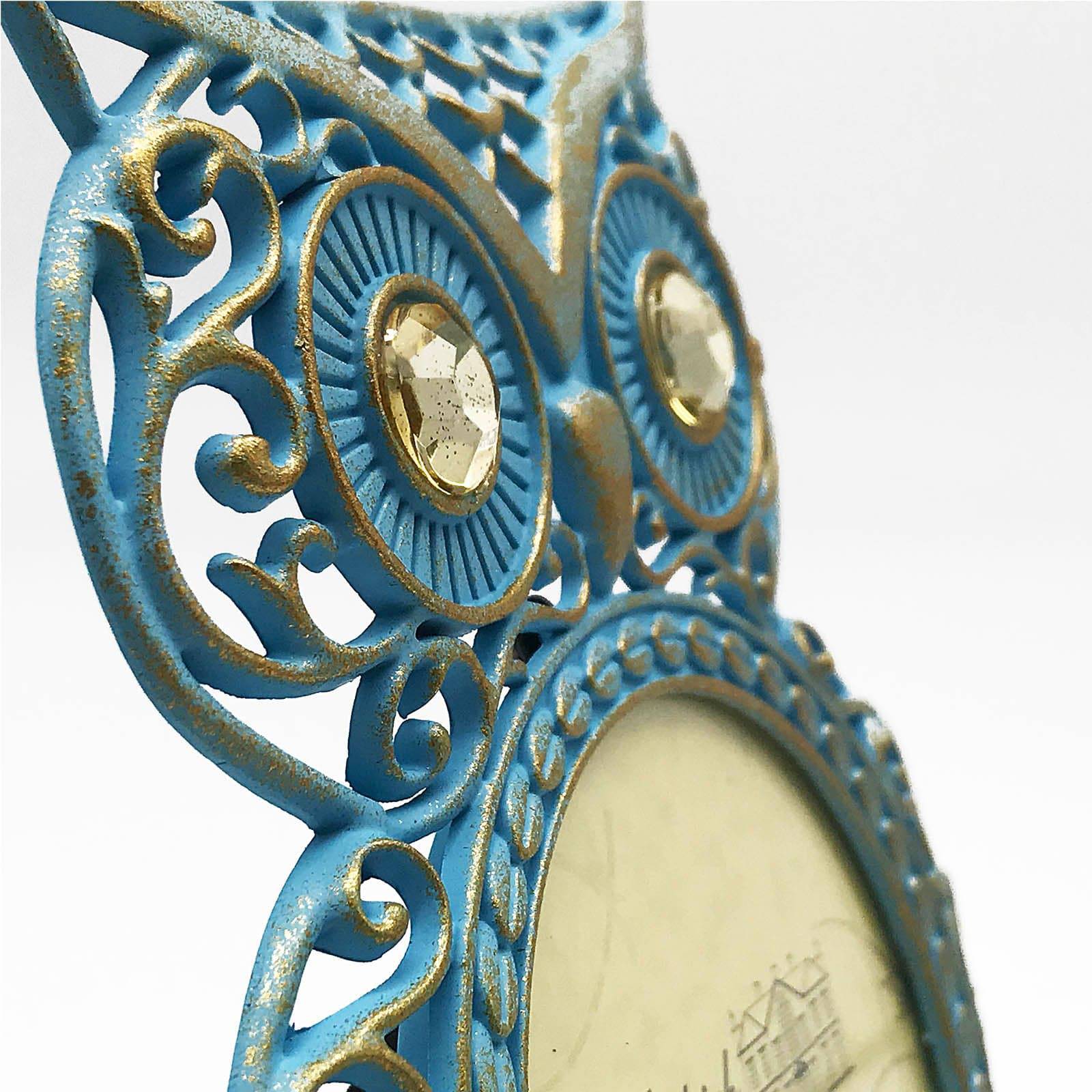 Handmade Glass& Zinc Perfume Jar Sky 47388Ch04 - Perfume Bottle - ebarza Furniture UAE | Shop Modern Furniture in Abu Dhabi & Dubai - مفروشات ايبازرا في الامارات | تسوق اثاث عصري وديكورات مميزة في دبي وابوظبي