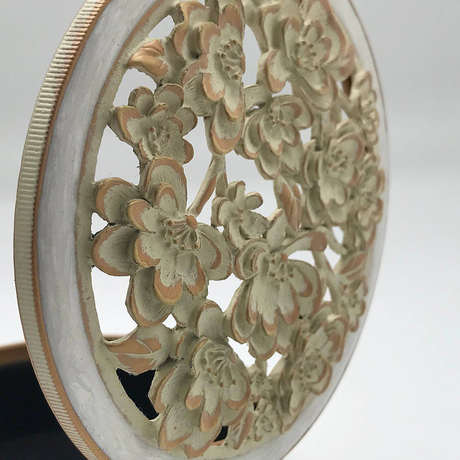 Handmade Zinc Decorative Tray Classic 90830B2N0 - Trays - ebarza Furniture UAE | Shop Modern Furniture in Abu Dhabi & Dubai - مفروشات ايبازرا في الامارات | تسوق اثاث عصري وديكورات مميزة في دبي وابوظبي