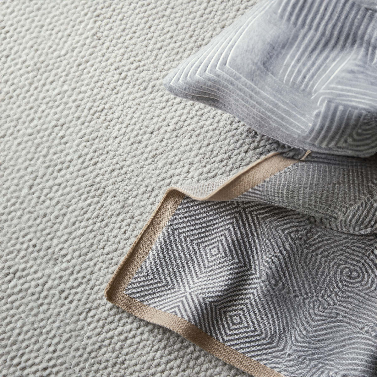BEACON Hardy full bedding set in neutral tones, includes duvet cover and pillowcases, perfect for a cozy bedroom decor.