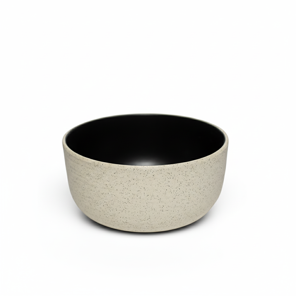 Set of six Beacon Haven stoneware bowls for salads, desserts, and cereals, featuring a classic design and durable ceramic construction.