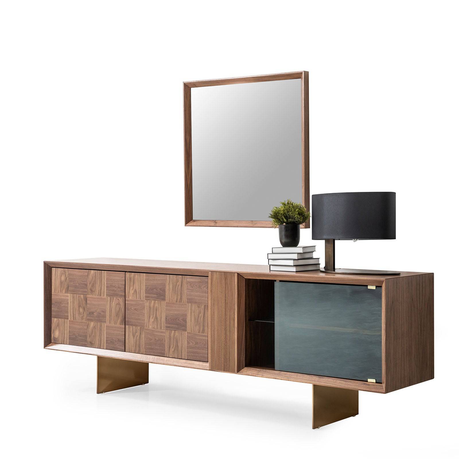 As is - Heritage Side-Board + Mirror Herit008-Side-board - DISPLAY ITEM - ebarza Furniture UAE | Shop Modern Furniture in Abu Dhabi & Dubai - مفروشات ايبازرا في الامارات | تسوق اثاث عصري وديكورات مميزة في دبي وابوظبي