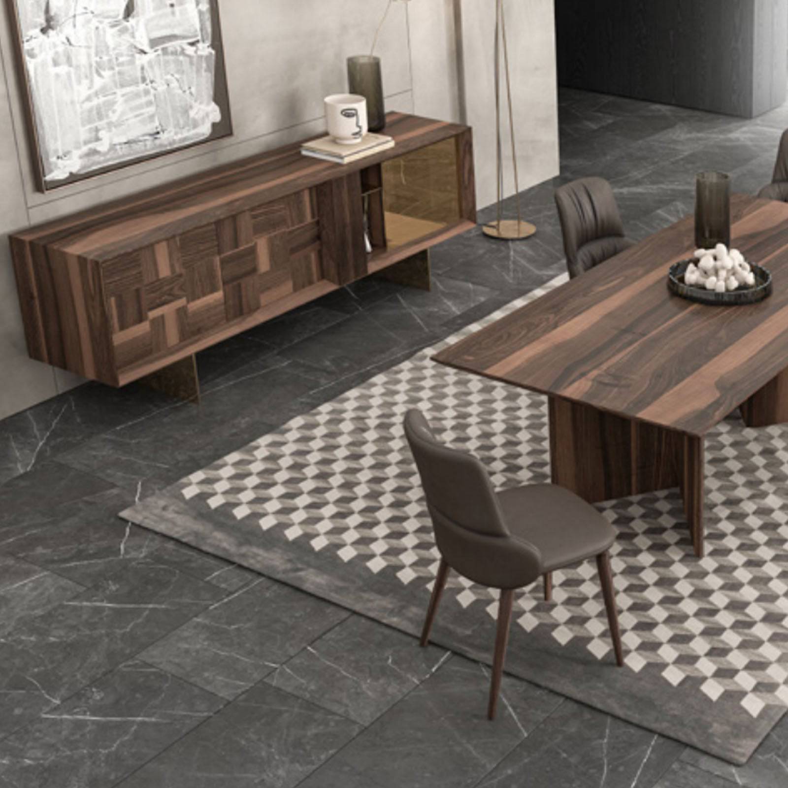 As is - Heritage Side-Board + Mirror Herit008-Side-board - DISPLAY ITEM - ebarza Furniture UAE | Shop Modern Furniture in Abu Dhabi & Dubai - مفروشات ايبازرا في الامارات | تسوق اثاث عصري وديكورات مميزة في دبي وابوظبي